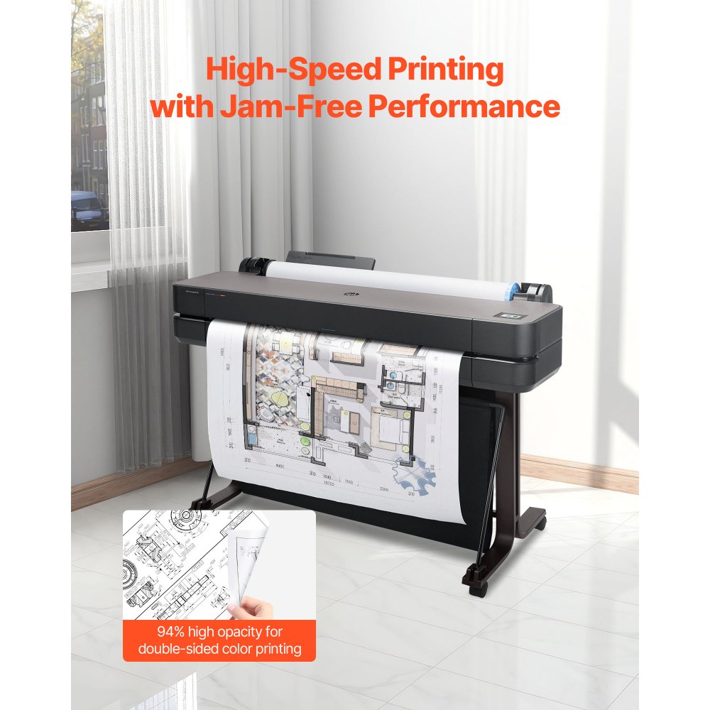 Χαρτί μεγάλου μεγέθους VEVOR, ρολό σχεδίασης 609,6 mm x 91,4 m, 2 ρολά CAD Bond Rolls με πυρήνα 50,8 mm, 80 ρολά σχεδίασης GSM, για σχέδια CAD, μηχανικά σχέδια, χάρτες GIS και αρχιτεκτονικά σχέδια Χαρτί μεγάλου μεγέθους VEVOR, ρολό σχεδίασης 609,6 mm x 91,4 m, 2 ρολά CAD Bond Rolls με πυρήνα 50,8 mm, 80 ρολά σχεδίασης GSM, για σχέδια CAD, μηχανικά σχέδια, χάρτες GIS και αρχιτεκτονικά σχέδια