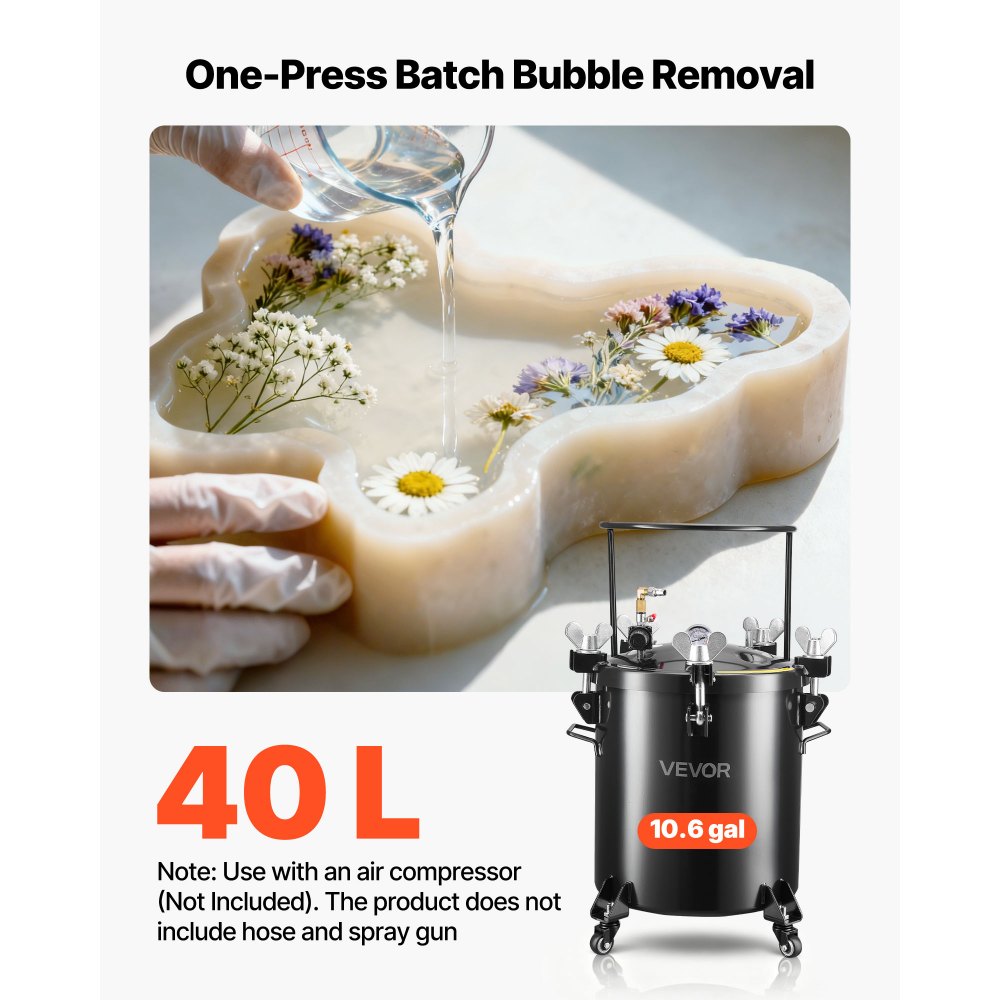 Δεξαμενή βαφής με δοχείο πίεσης VEVOR, Δεξαμενή βαφής βαρέως τύπου από χάλυβα 40 λίτρων, Δοχεία βαφής με πίεση ψεκασμού με τρεις συνδέσμους γρήγορης σύνδεσης για οικιακή χρήση, DIY, Δημιουργίες τέχνης, Δεξαμενές μεγάλης διαμέτρου Δεξαμενή βαφής με δοχείο πίεσης VEVOR, Δεξαμενή βαφής βαρέως τύπου από χάλυβα 40 λίτρων, Δοχεία βαφής με πίεση ψεκασμού με τρεις συνδέσμους γρήγορης σύνδεσης για οικιακή χρήση, DIY, Δημιουργίες τέχνης, Δεξαμενές μεγάλης διαμέτρου
