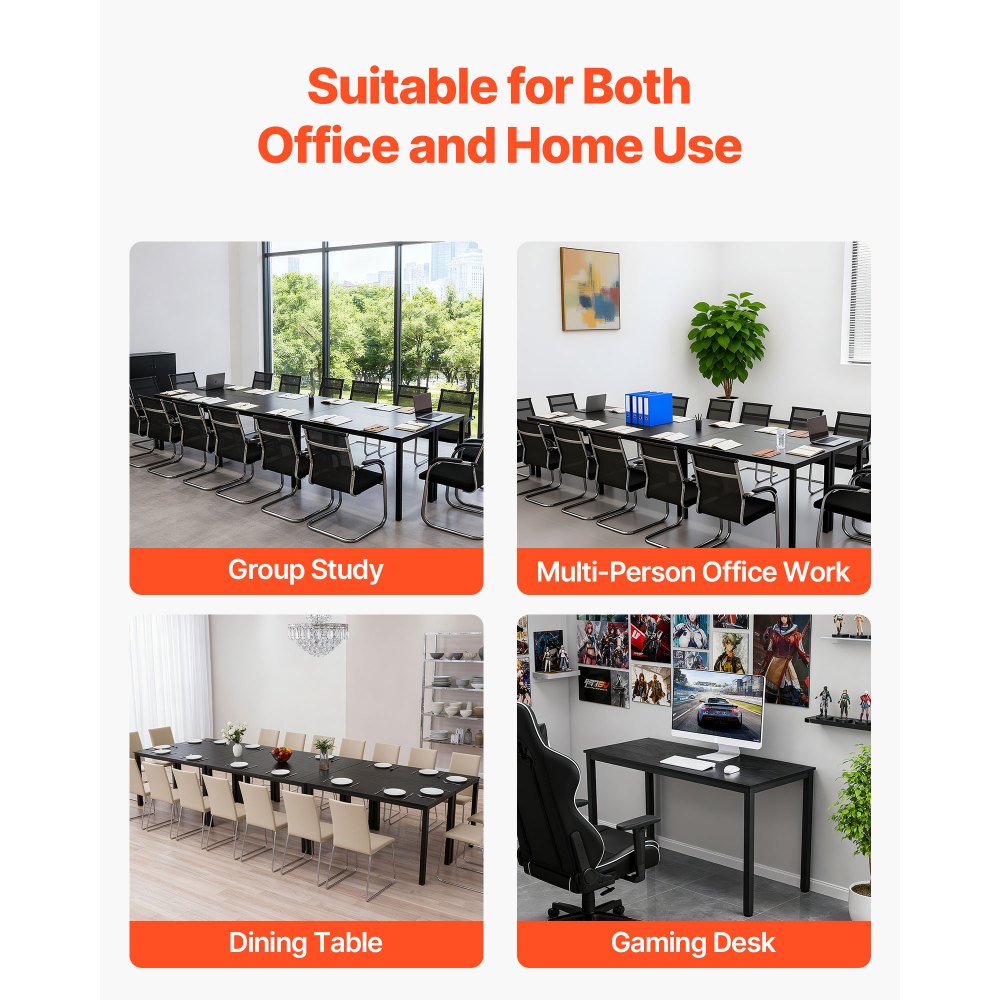 Τραπέζι Συνεδριάσεων VEVOR, Σετ 6 τεμαχίων, Τραπέζι Γραφείου 1400 mm για 16 άτομα, Σετ Ευέλικτων Συνδυασμών Γραφείου, Μοντέρνο Ορθογώνιο Γραφείο Συνεδριάσεων με Μεταλλικά Πόδια για Γραφείο, Αίθουσα Συνεδριάσεων, Εύκολη Συναρμολόγηση Τραπέζι Συνεδριάσεων VEVOR, Σετ 6 τεμαχίων, Τραπέζι Γραφείου 1400 mm για 16 άτομα, Σετ Ευέλικτων Συνδυασμών Γραφείου, Μοντέρνο Ορθογώνιο Γραφείο Συνεδριάσεων με Μεταλλικά Πόδια για Γραφείο, Αίθουσα Συνεδριάσεων, Εύκολη Συναρμολόγηση