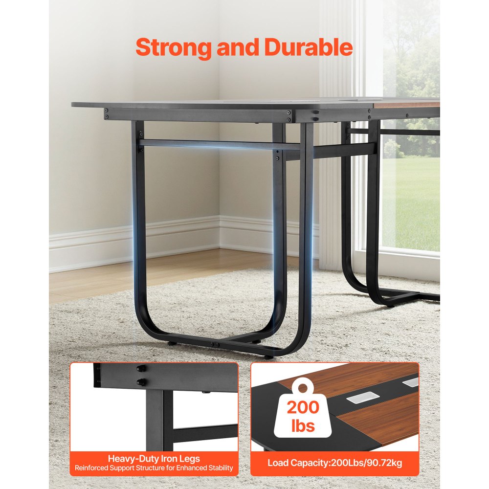 Τραπέζι Συνεδριάσεων VEVOR, Οβάλ Γραφείο 1800 mm για Συσκέψεις 6-8 Ατόμων, Μοντέρνο Γραφείο Σεμιναρίων με Μεταλλικά Πόδια, Μεγάλο Γραφείο Συνεδριάσεων για Γραφείο, Αίθουσα Συσκέψεων, Αίθουσα Συνεδριάσεων, Εύκολη Συναρμολόγηση, Μαύρο & Καφέ Τραπέζι Συνεδριάσεων VEVOR, Οβάλ Γραφείο 1800 mm για Συσκέψεις 6-8 Ατόμων, Μοντέρνο Γραφείο Σεμιναρίων με Μεταλλικά Πόδια, Μεγάλο Γραφείο Συνεδριάσεων για Γραφείο, Αίθουσα Συσκέψεων, Αίθουσα Συνεδριάσεων, Εύκολη Συναρμολόγηση, Μαύρο & Καφέ