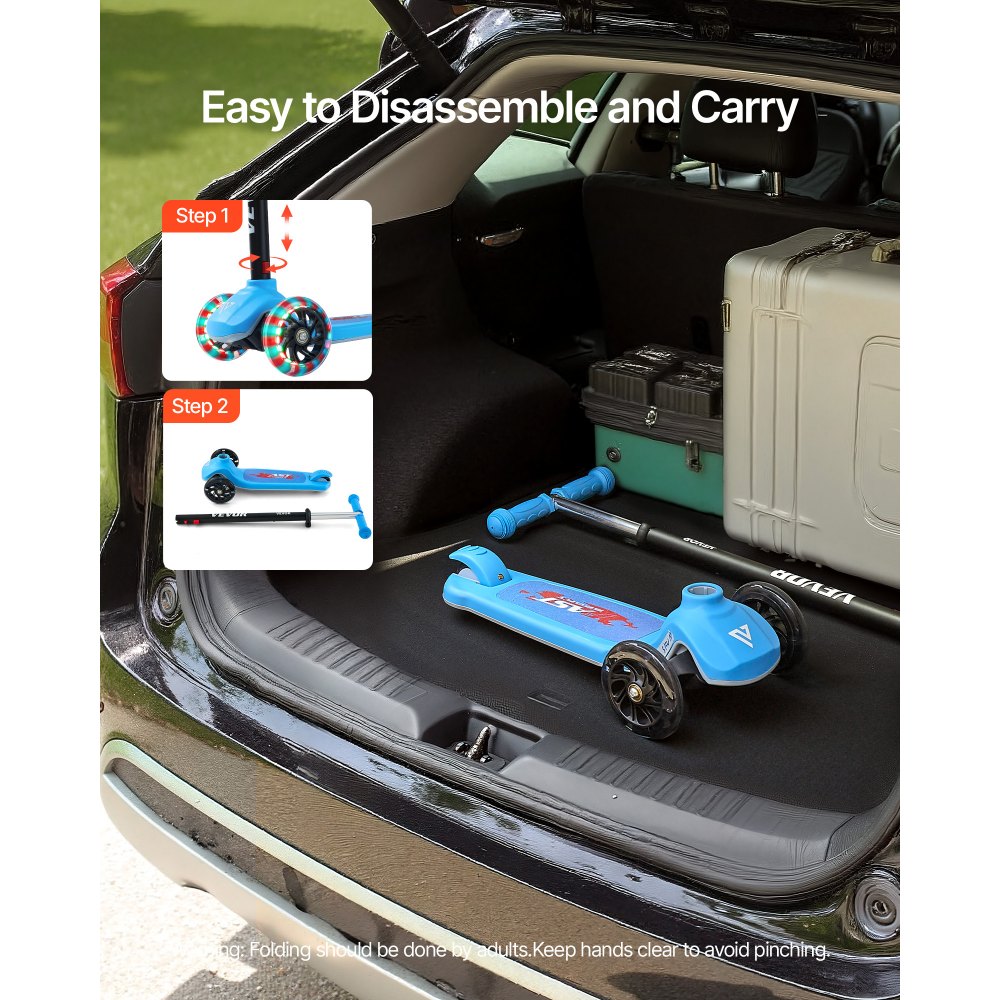 Πατίνι VEVOR για παιδιά 3+ ετών, τρίτροχο πατίνι για νήπια με φωτιζόμενους τροχούς, ρυθμιζόμενο ύψος τιμονιού, φαρδύ αντιολισθητικό δάπεδο, ελαφρύ πλαίσιο αλουμινίου για αγόρια και κορίτσια έως 74,8 kg, μπλε Πατίνι VEVOR για παιδιά 3+ ετών, τρίτροχο πατίνι για νήπια με φωτιζόμενους τροχούς, ρυθμιζόμενο ύψος τιμονιού, φαρδύ αντιολισθητικό δάπεδο, ελαφρύ πλαίσιο αλουμινίου για αγόρια και κορίτσια έως 74,8 kg, μπλε