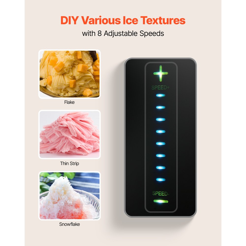 Παγομηχανή VEVOR Snowflake, Παγομηχανή Snowflake 20KG/24H, Μηχανή Ξυρίσματος Πάγου με Λεπίδα από Ανοξείδωτο Ατσάλι, Ηλεκτρική Μηχανή Χιονιού με Δοχείο 0,8L, Γρήγορη Προψύξη 60S, για Σπίτι & Μικρές Συγκεντρώσεις Παγομηχανή VEVOR Snowflake, Παγομηχανή Snowflake 20KG/24H, Μηχανή Ξυρίσματος Πάγου με Λεπίδα από Ανοξείδωτο Ατσάλι, Ηλεκτρική Μηχανή Χιονιού με Δοχείο 0,8L, Γρήγορη Προψύξη 60S, για Σπίτι & Μικρές Συγκεντρώσεις