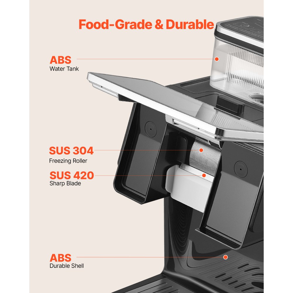 Παγομηχανή VEVOR Snowflake, Παγομηχανή Snowflake 20KG/24H, Μηχανή Ξυρίσματος Πάγου με Λεπίδα από Ανοξείδωτο Ατσάλι, Ηλεκτρική Μηχανή Χιονιού με Δοχείο 0,8L, Γρήγορη Προψύξη 60S, για Σπίτι & Μικρές Συγκεντρώσεις Παγομηχανή VEVOR Snowflake, Παγομηχανή Snowflake 20KG/24H, Μηχανή Ξυρίσματος Πάγου με Λεπίδα από Ανοξείδωτο Ατσάλι, Ηλεκτρική Μηχανή Χιονιού με Δοχείο 0,8L, Γρήγορη Προψύξη 60S, για Σπίτι & Μικρές Συγκεντρώσεις