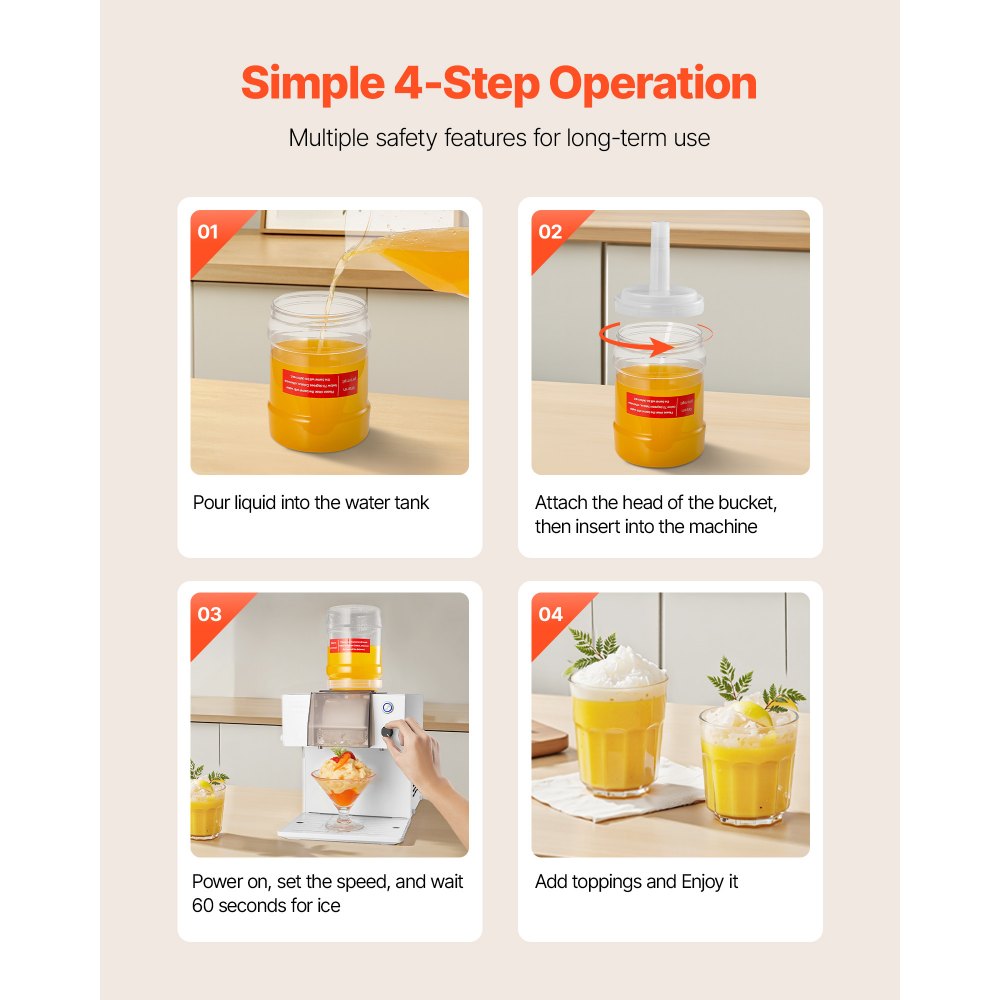 Παγομηχανή VEVOR Snowflake, Παγομηχανή Snowflake 60KG/24H, Μηχανή Ξυρίσματος Πάγου με Λεπίδα από Ανοξείδωτο Ατσάλι, Ηλεκτρική Μηχανή Χιονιού με Δεξαμενή 1,8L, Γρήγορη Προψύξη 90S, για Σπίτι & Μικρές Συγκεντρώσεις Παγομηχανή VEVOR Snowflake, Παγομηχανή Snowflake 60KG/24H, Μηχανή Ξυρίσματος Πάγου με Λεπίδα από Ανοξείδωτο Ατσάλι, Ηλεκτρική Μηχανή Χιονιού με Δεξαμενή 1,8L, Γρήγορη Προψύξη 90S, για Σπίτι & Μικρές Συγκεντρώσεις