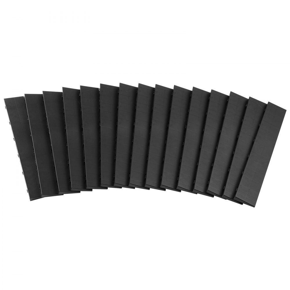 Κιτ ακμών μετάβασης για αρσενικά δάπεδα γκαράζ VEVOR, 15 τεμάχια ανθεκτικά αρθρωτά άκρα δαπέδου γκαράζ PP με αλληλοσύνδεση, αντιολισθητικά, εύκολα στη συναρμολόγηση, συμβατά μόνο με αναβαθμισμένα πατάκια γκαράζ 6 κλειδιών VEVOR, μαύρο Κιτ ακμών μετάβασης για αρσενικά δάπεδα γκαράζ VEVOR, 15 τεμάχια ανθεκτικά αρθρωτά άκρα δαπέδου γκαράζ PP με αλληλοσύνδεση, αντιολισθητικά, εύκολα στη συναρμολόγηση, συμβατά μόνο με αναβαθμισμένα πατάκια γκαράζ 6 κλειδιών VEVOR, μαύρο