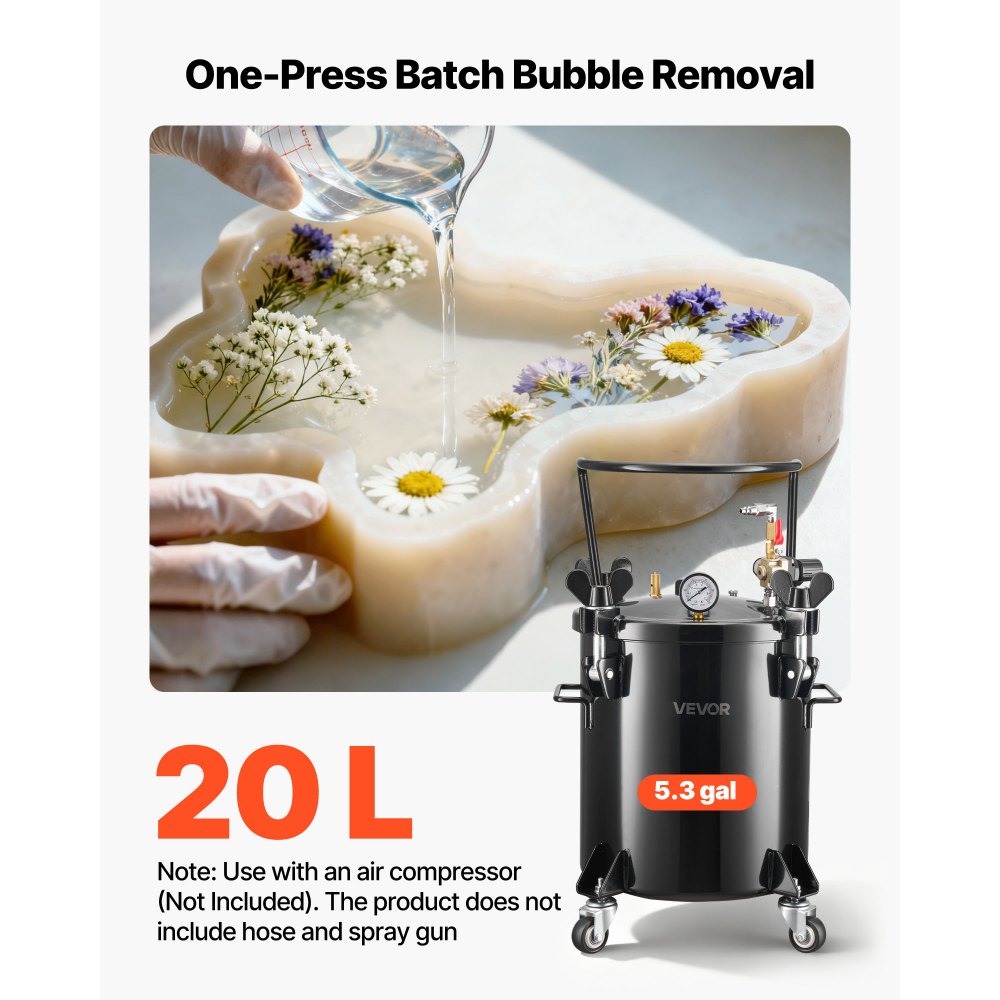 Δεξαμενή βαφής με δοχείο πίεσης VEVOR, Δεξαμενή βαφής βαρέως τύπου από χάλυβα 20 λίτρων, Δοχεία βαφής με πίεση ψεκασμού με τρεις συνδέσμους γρήγορης σύνδεσης για οικιακή χρήση, DIY, Δημιουργίες τέχνης, Δεξαμενές μεγάλης διαμέτρου Δεξαμενή βαφής με δοχείο πίεσης VEVOR, Δεξαμενή βαφής βαρέως τύπου από χάλυβα 20 λίτρων, Δοχεία βαφής με πίεση ψεκασμού με τρεις συνδέσμους γρήγορης σύνδεσης για οικιακή χρήση, DIY, Δημιουργίες τέχνης, Δεξαμενές μεγάλης διαμέτρου