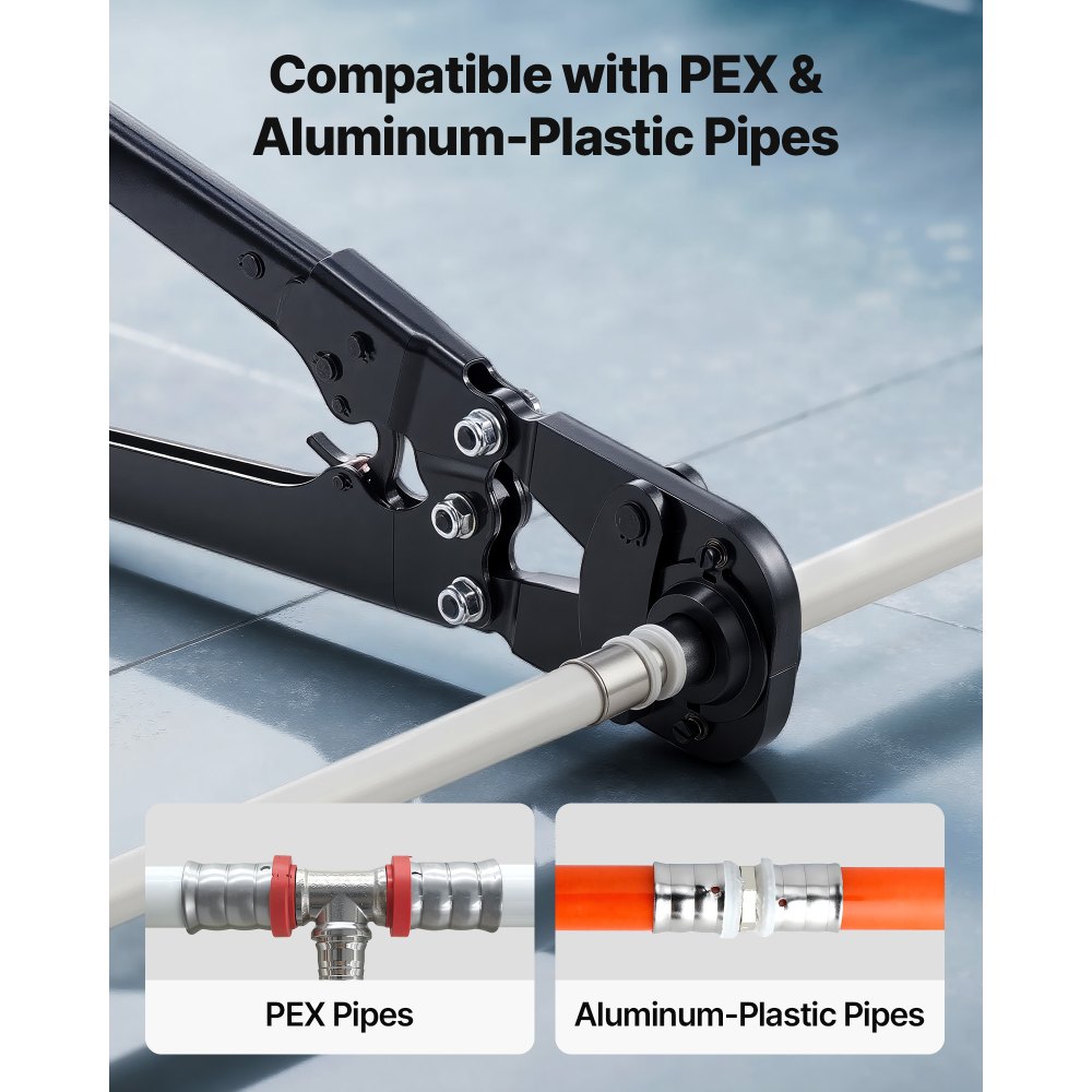 Κιτ εργαλείων πτύχωσης σωλήνων VEVOR, πτύχωση σωλήνων PEX & αλουμινίου-πλαστικού με σιαγόνες TH12 TH16 TH20 TH26 TH32 & εύκαμπτη λαβή, συμπαγής πτύχωση μίας θύρας με θήκη αποθήκευσης για επισκευές και εγκατάσταση σωληνώσεων Κιτ εργαλείων πτύχωσης σωλήνων VEVOR, πτύχωση σωλήνων PEX & αλουμινίου-πλαστικού με σιαγόνες TH12 TH16 TH20 TH26 TH32 & εύκαμπτη λαβή, συμπαγής πτύχωση μίας θύρας με θήκη αποθήκευσης για επισκευές και εγκατάσταση σωληνώσεων