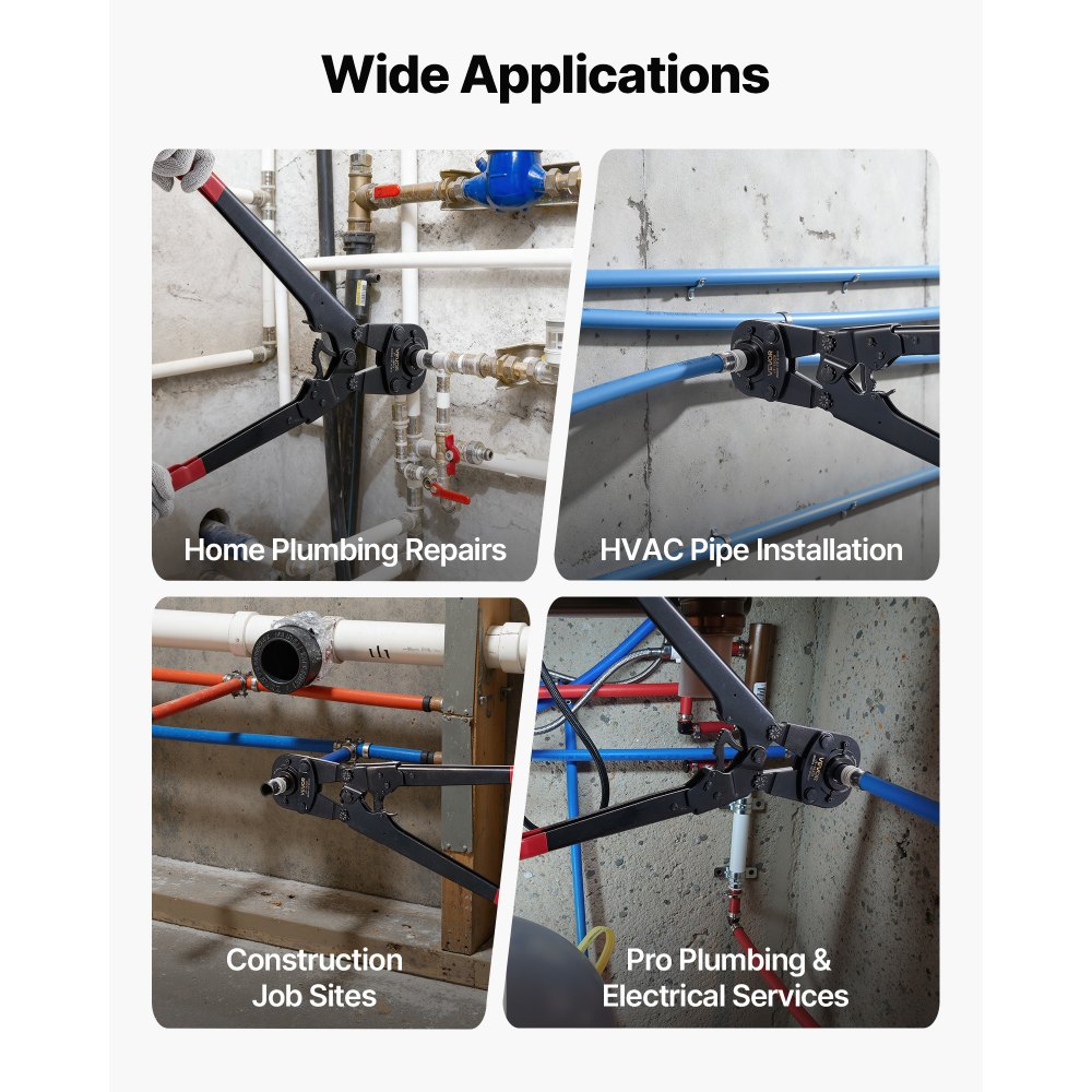 Κιτ εργαλείων πτύχωσης σωλήνων VEVOR, πτύχωση σωλήνων PEX & αλουμινίου-πλαστικού με σιαγόνες TH12 TH16 TH20 TH26 TH32 & εύκαμπτη λαβή, συμπαγής πτύχωση μίας θύρας με θήκη αποθήκευσης για επισκευές και εγκατάσταση σωληνώσεων Κιτ εργαλείων πτύχωσης σωλήνων VEVOR, πτύχωση σωλήνων PEX & αλουμινίου-πλαστικού με σιαγόνες TH12 TH16 TH20 TH26 TH32 & εύκαμπτη λαβή, συμπαγής πτύχωση μίας θύρας με θήκη αποθήκευσης για επισκευές και εγκατάσταση σωληνώσεων