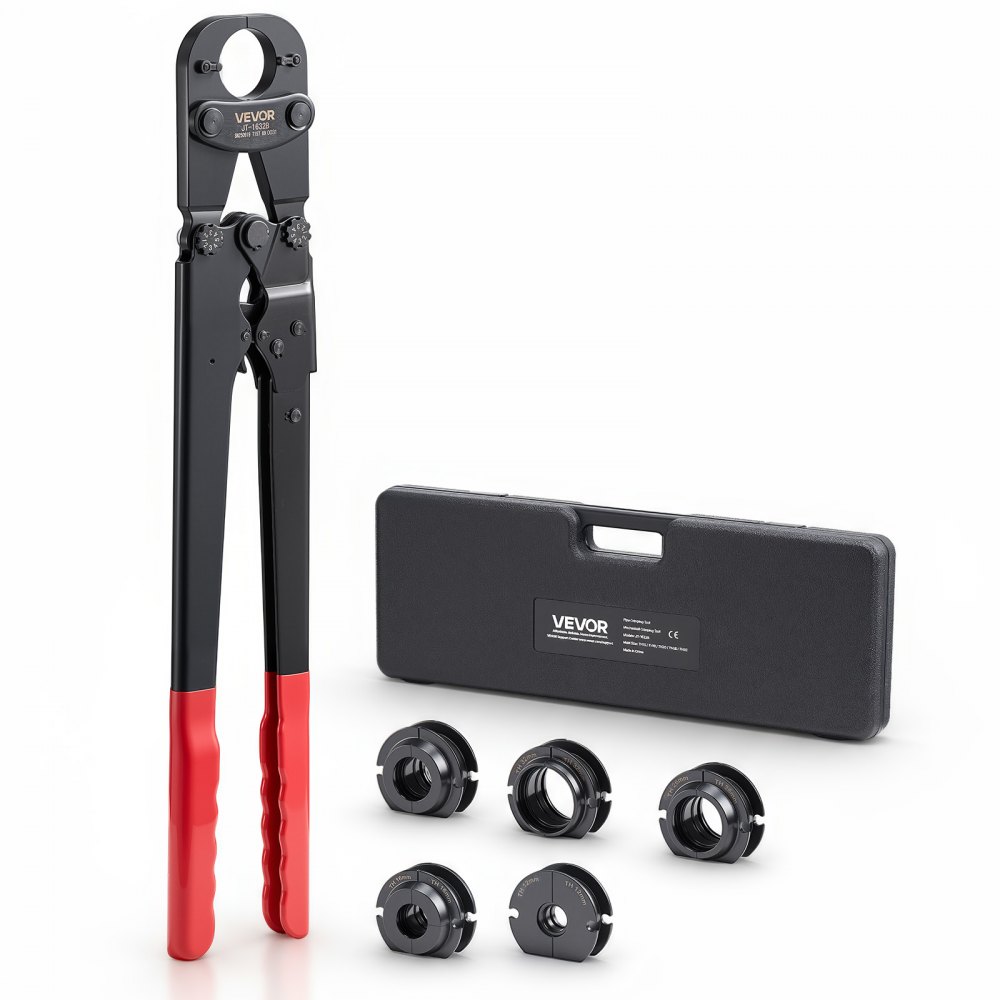 Κιτ εργαλείων πτύχωσης σωλήνων VEVOR, πτύχωση σωλήνων PEX & αλουμινίου-πλαστικού με σιαγόνες TH12 TH16 TH20 TH26 TH32 & εύκαμπτη λαβή, συμπαγής πτύχωση μίας θύρας με θήκη αποθήκευσης για επισκευές και εγκατάσταση σωληνώσεων Κιτ εργαλείων πτύχωσης σωλήνων VEVOR, πτύχωση σωλήνων PEX & αλουμινίου-πλαστικού με σιαγόνες TH12 TH16 TH20 TH26 TH32 & εύκαμπτη λαβή, συμπαγής πτύχωση μίας θύρας με θήκη αποθήκευσης για επισκευές και εγκατάσταση σωληνώσεων