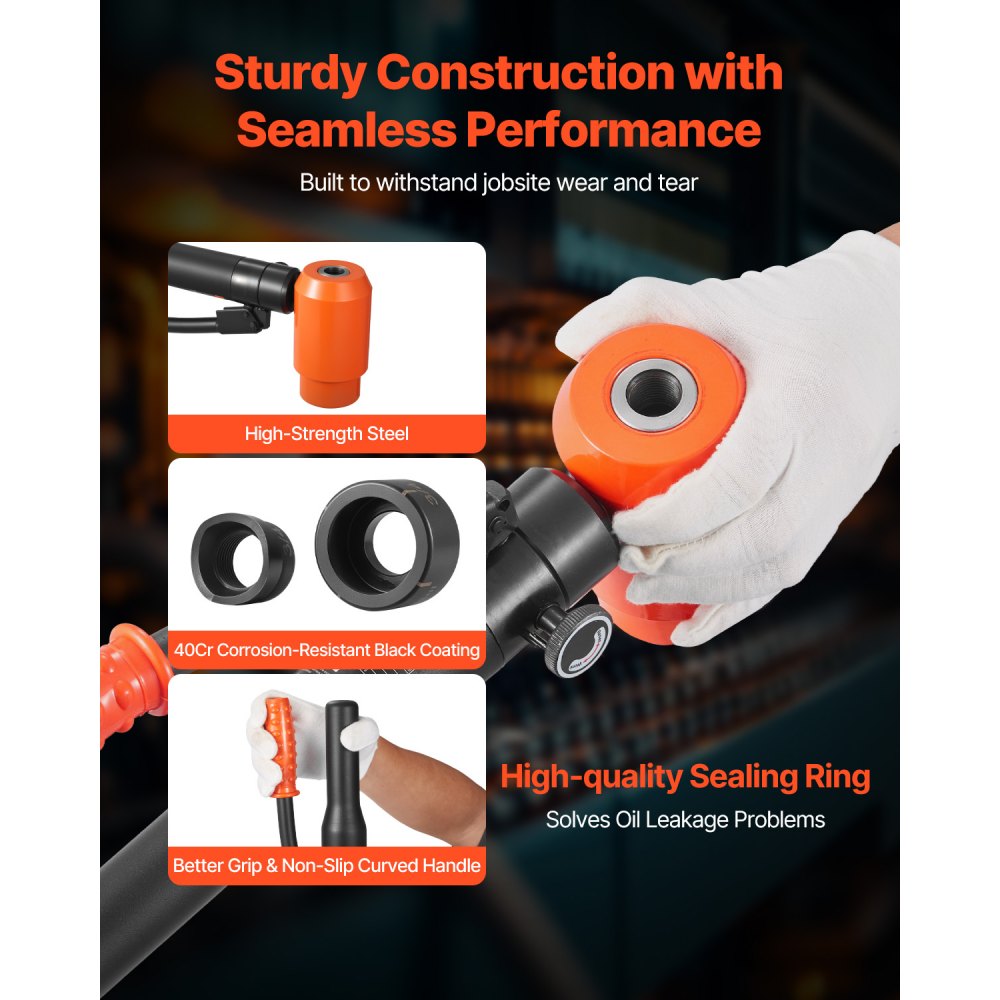 Σετ τρυπητήρων VEVOR, Σετ υδραυλικών τρυπητήρων 147,1 kN, Σετ εργαλείων KO 12,7 έως 101,6 mm για τρύπες, Σετ εργαλείων KO με 10 μήτρες για μεταλλικό ηλεκτρικό πίνακα, ηλεκτρικό πίνακα ελέγχου, πίνακα διακοπτών Σετ τρυπητήρων VEVOR, Σετ υδραυλικών τρυπητήρων 147,1 kN, Σετ εργαλείων KO 12,7 έως 101,6 mm για τρύπες, Σετ εργαλείων KO με 10 μήτρες για μεταλλικό ηλεκτρικό πίνακα, ηλεκτρικό πίνακα ελέγχου, πίνακα διακοπτών