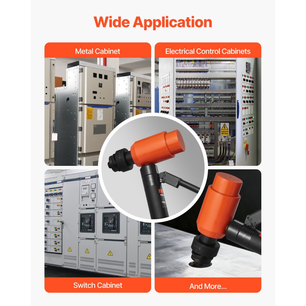 Σετ τρυπητήρων VEVOR, Σετ υδραυλικών τρυπητήρων 147,1 kN, Σετ εργαλείων KO 12,7 έως 101,6 mm για τρύπες, Σετ εργαλείων KO με 10 μήτρες για μεταλλικό ηλεκτρικό πίνακα, ηλεκτρικό πίνακα ελέγχου, πίνακα διακοπτών Σετ τρυπητήρων VEVOR, Σετ υδραυλικών τρυπητήρων 147,1 kN, Σετ εργαλείων KO 12,7 έως 101,6 mm για τρύπες, Σετ εργαλείων KO με 10 μήτρες για μεταλλικό ηλεκτρικό πίνακα, ηλεκτρικό πίνακα ελέγχου, πίνακα διακοπτών