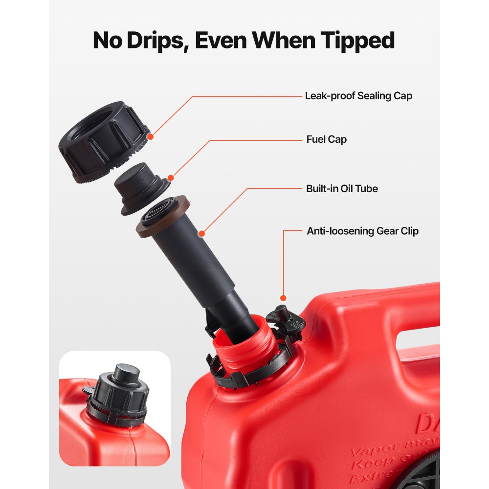 Δοχείο καυσίμου VEVOR, 10 λίτρων, Φιαλίδιο βενζίνης με στόμιο και κλειδώσιμο βραχίονα, μέγιστη παροχή 15 λίτρα/λεπτό, ασφαλές και στεγανό, φορητό επίπεδο δοχείο υγρού για τα περισσότερα αυτοκίνητα, μοτοσικλέτες, ATV, UTV, κόκκινο Δοχείο καυσίμου VEVOR, 10 λίτρων, Φιαλίδιο βενζίνης με στόμιο και κλειδώσιμο βραχίονα, μέγιστη παροχή 15 λίτρα/λεπτό, ασφαλές και στεγανό, φορητό επίπεδο δοχείο υγρού για τα περισσότερα αυτοκίνητα, μοτοσικλέτες, ATV, UTV, κόκκινο