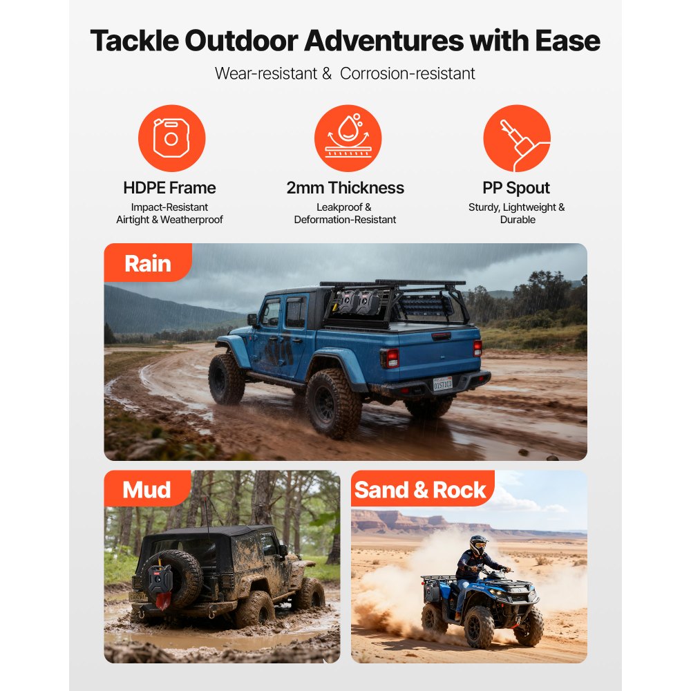 Δοχείο καυσίμου VEVOR, 5 λίτρων, Δοχείο βενζίνης με στόμιο και κλειδώσιμο βραχίονα, μέγιστη παροχή 15 λίτρα/λεπτό, ασφαλές και στεγανό, φορητό επίπεδο δοχείο υγρού για τα περισσότερα αυτοκίνητα, μοτοσικλέτες, ATV, UTV, μαύρο Δοχείο καυσίμου VEVOR, 5 λίτρων, Δοχείο βενζίνης με στόμιο και κλειδώσιμο βραχίονα, μέγιστη παροχή 15 λίτρα/λεπτό, ασφαλές και στεγανό, φορητό επίπεδο δοχείο υγρού για τα περισσότερα αυτοκίνητα, μοτοσικλέτες, ATV, UTV, μαύρο