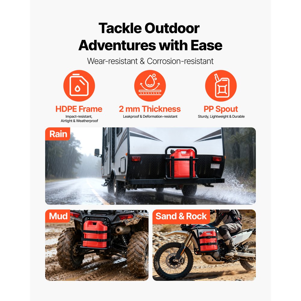 Δοχείο καυσίμου VEVOR, 19 λίτρων, ρεζερβουάρ βενζίνης με στόμιο και διαφανή ζυγαριά, μέγιστη παροχή 15 λίτρα/λεπτό, ασφαλές και στεγανό, φορητό επίπεδο δοχείο υγρού για τα περισσότερα αυτοκίνητα, μοτοσικλέτες, ATV, UTV, κόκκινο, 4 συσκευασίες Δοχείο καυσίμου VEVOR, 19 λίτρων, ρεζερβουάρ βενζίνης με στόμιο και διαφανή ζυγαριά, μέγιστη παροχή 15 λίτρα/λεπτό, ασφαλές και στεγανό, φορητό επίπεδο δοχείο υγρού για τα περισσότερα αυτοκίνητα, μοτοσικλέτες, ATV, UTV, κόκκινο, 4 συσκευασίες