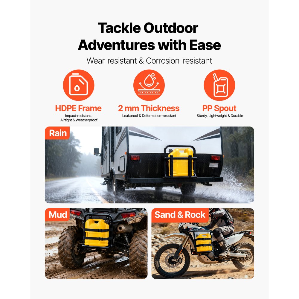 Δοχείο καυσίμου VEVOR, 19 λίτρων, Δεξαμενή βενζίνης με στόμιο και διαφανή ζυγαριά, μέγιστη παροχή 15 λίτρα/λεπτό, ασφαλές και στεγανό, φορητό επίπεδο δοχείο υγρού για τα περισσότερα αυτοκίνητα, μοτοσικλέτες, SUV, ATV, UTV, κίτρινο, 2 συσκευασίες Δοχείο καυσίμου VEVOR, 19 λίτρων, Δεξαμενή βενζίνης με στόμιο και διαφανή ζυγαριά, μέγιστη παροχή 15 λίτρα/λεπτό, ασφαλές και στεγανό, φορητό επίπεδο δοχείο υγρού για τα περισσότερα αυτοκίνητα, μοτοσικλέτες, SUV, ATV, UTV, κίτρινο, 2 συσκευασίες