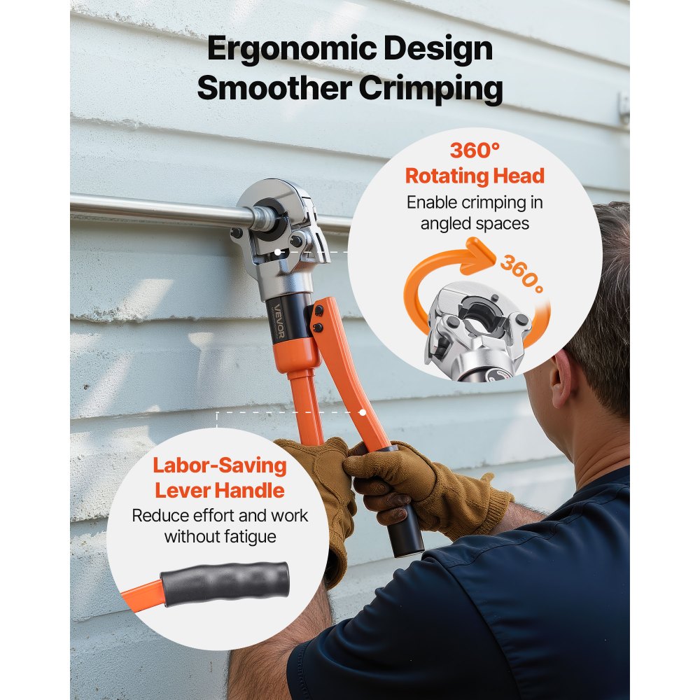 Εργαλείο πτύχωσης υδραυλικών σωλήνων VEVOR, Πρεσαριστό εξάρτημα σωλήνων από ανοξείδωτο χάλυβα με σιαγόνες V12, V15, V18, V22, V28 και θήκη μεταφοράς, κιτ εργαλείων πτύχωσης για υδραυλικές επισκευές και εγκαταστάσεις Εργαλείο πτύχωσης υδραυλικών σωλήνων VEVOR, Πρεσαριστό εξάρτημα σωλήνων από ανοξείδωτο χάλυβα με σιαγόνες V12, V15, V18, V22, V28 και θήκη μεταφοράς, κιτ εργαλείων πτύχωσης για υδραυλικές επισκευές και εγκαταστάσεις