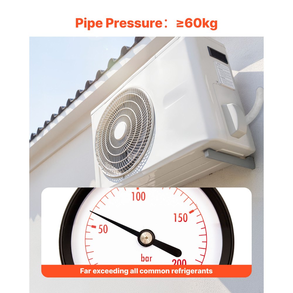 Σετ μίνι σωλήνων διαχωρισμού VEVOR 15,2m, σωλήνας χαλκού AC OD 6,4 & 12,7mm, λευκό μονωμένο πηνίο PE 3/8 με παξιμάδια φαρδιά, ταινίες στερέωσης, για σύστημα μίνι διαχωρισμού HVAC ή αντλίας θερμότητας Σετ μίνι σωλήνων διαχωρισμού VEVOR 15,2m, σωλήνας χαλκού AC OD 6,4 & 12,7mm, λευκό μονωμένο πηνίο PE 3/8 με παξιμάδια φαρδιά, ταινίες στερέωσης, για σύστημα μίνι διαχωρισμού HVAC ή αντλίας θερμότητας