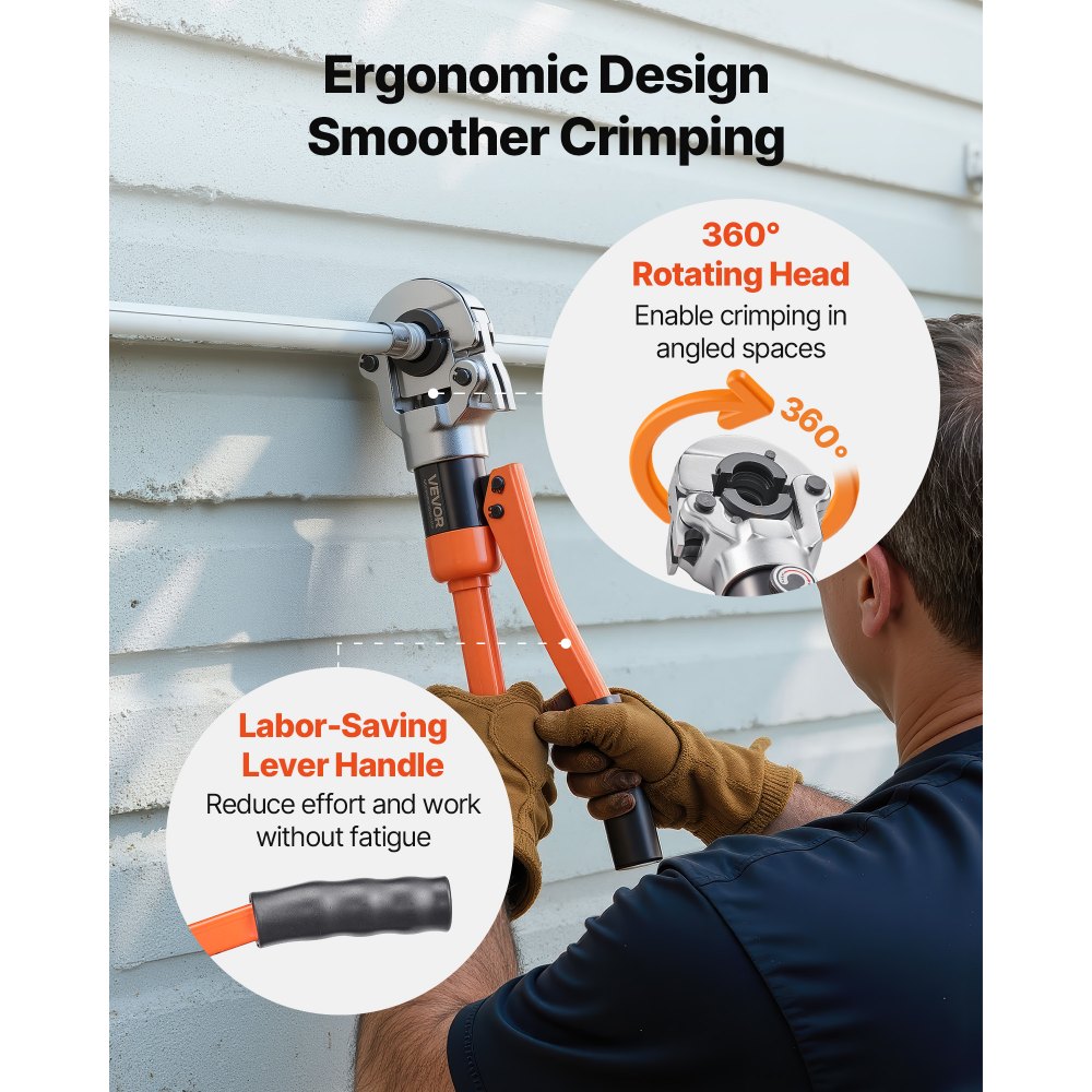 Εργαλείο πτύχωσης υδραυλικών σωλήνων VEVOR, πτύχωση εξαρτημάτων σωλήνων PEX και αλουμινίου-πλαστικού με σιαγόνες TH16 TH20 TH26 TH32 και θήκη μεταφοράς, κιτ εργαλείων πτύχωσης για υδραυλικές επισκευές και εγκαταστάσεις Εργαλείο πτύχωσης υδραυλικών σωλήνων VEVOR, πτύχωση εξαρτημάτων σωλήνων PEX και αλουμινίου-πλαστικού με σιαγόνες TH16 TH20 TH26 TH32 και θήκη μεταφοράς, κιτ εργαλείων πτύχωσης για υδραυλικές επισκευές και εγκαταστάσεις