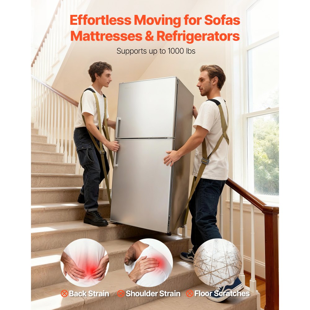 Ιμάντες Μετακίνησης VEVOR, Υποστηρίζει έως 453,6 kg, Σύστημα Ανύψωσης και Μετακίνησης 2 Ατόμων με 2 Ιμάντες Ζώνης & 2 Ιμάντες Φέρουσας Φόρτισης, Ρυθμιζόμενοι Ιμάντες Ώμου Ανύψωσης, Μετακίνηση Επίπλων, Συσκευών, Στρωμάτων Ιμάντες Μετακίνησης VEVOR, Υποστηρίζει έως 453,6 kg, Σύστημα Ανύψωσης και Μετακίνησης 2 Ατόμων με 2 Ιμάντες Ζώνης & 2 Ιμάντες Φέρουσας Φόρτισης, Ρυθμιζόμενοι Ιμάντες Ώμου Ανύψωσης, Μετακίνηση Επίπλων, Συσκευών, Στρωμάτων