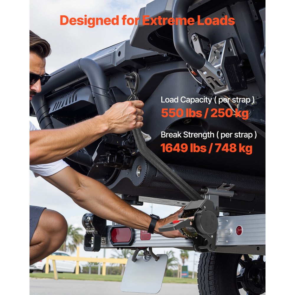 Κιτ πρόσδεσης τάκου τροχού VEVOR, σταθερός ιμάντας πρόσδεσης τρέιλερ, κιτ πρόσδεσης αυτοκινήτου με γάντζο S, αντοχή σε θραύση 748 kg & φορτίο εργασίας 250 kg σύστημα πρόσδεσης μοτοσικλέτας για τρέιλερ, σκάφη, χιονοκίνητα οχήματα Κιτ πρόσδεσης τάκου τροχού VEVOR, σταθερός ιμάντας πρόσδεσης τρέιλερ, κιτ πρόσδεσης αυτοκινήτου με γάντζο S, αντοχή σε θραύση 748 kg & φορτίο εργασίας 250 kg σύστημα πρόσδεσης μοτοσικλέτας για τρέιλερ, σκάφη, χιονοκίνητα οχήματα