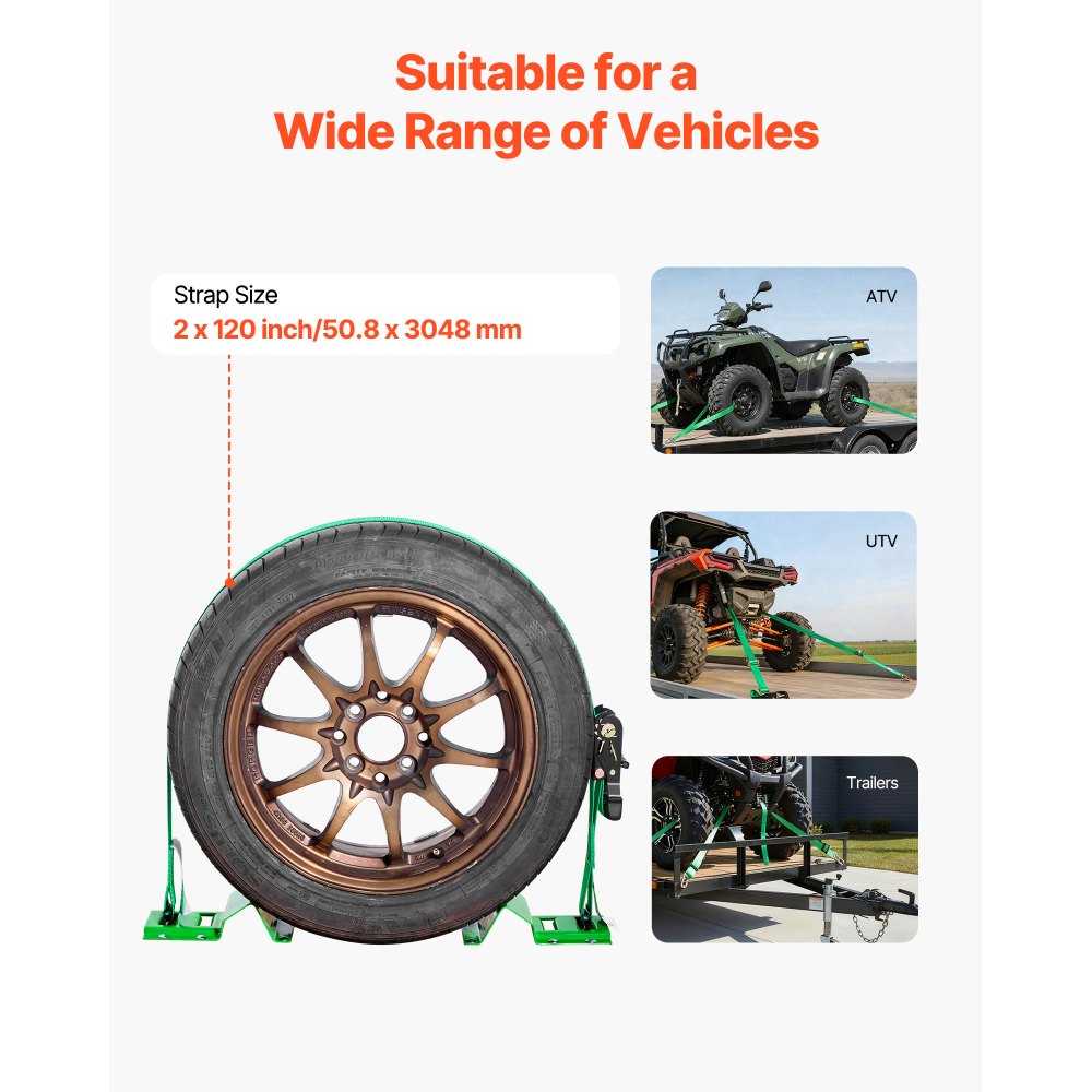 Κιτ πρόσδεσης τάκων τροχού VEVOR, ιμάντας πρόσδεσης ρυμουλκούμενου τύπου τάκου, κιτ πρόσδεσης αυτοκινήτου με αγκράφα, αντοχή σε θραύση 1986,73 kg & φορτίο εργασίας 662 kg, σύστημα πρόσδεσης μοτοσικλέτας με ηλεκτρικούς γάντζους για ATV, UTV Κιτ πρόσδεσης τάκων τροχού VEVOR, ιμάντας πρόσδεσης ρυμουλκούμενου τύπου τάκου, κιτ πρόσδεσης αυτοκινήτου με αγκράφα, αντοχή σε θραύση 1986,73 kg & φορτίο εργασίας 662 kg, σύστημα πρόσδεσης μοτοσικλέτας με ηλεκτρικούς γάντζους για ATV, UTV