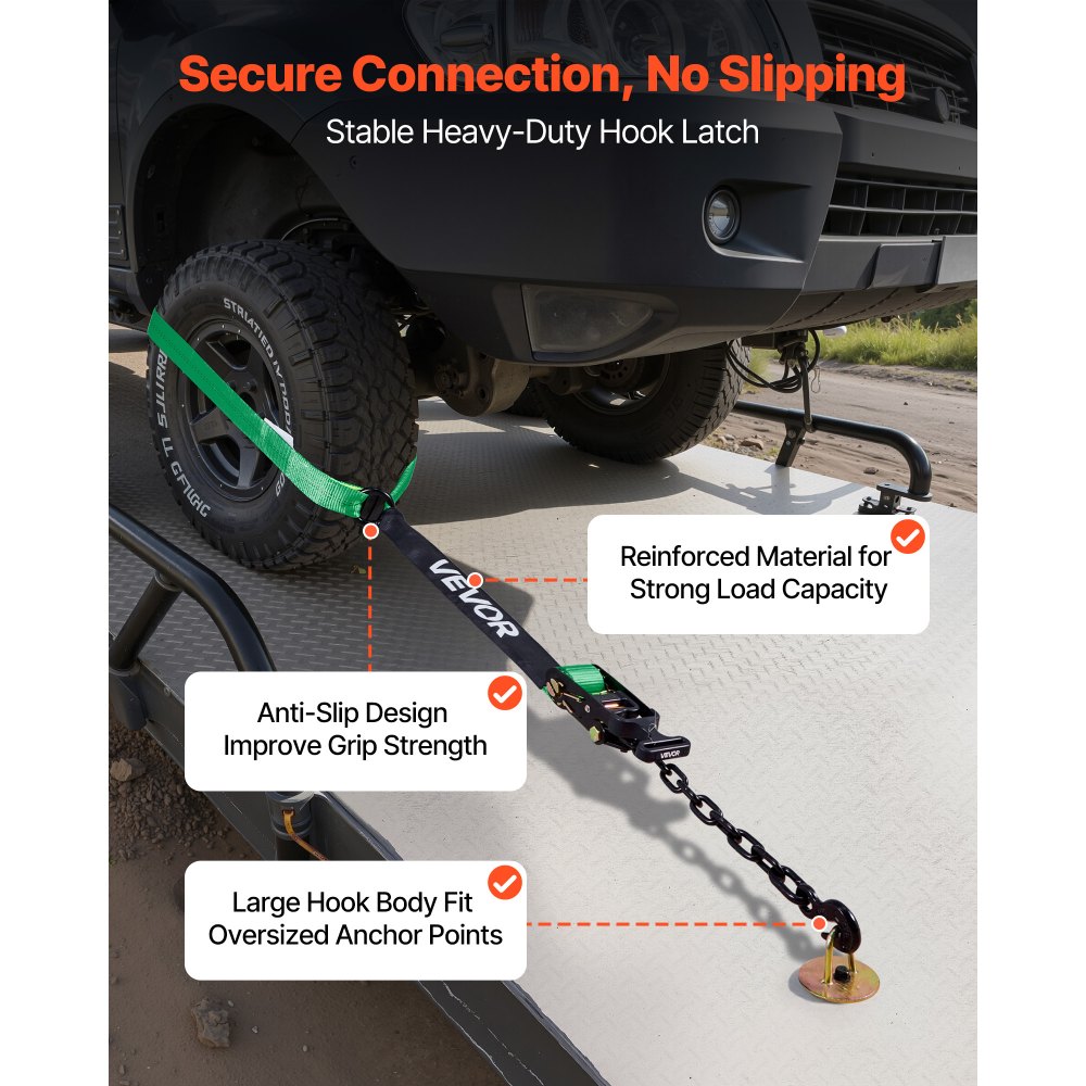 Κιτ πρόσδεσης τάκου τροχού VEVOR, ιμάντας ρυμούλκησης τύπου ελαστικού, κιτ πρόσδεσης αυτοκινήτου με γάντζο βαρέως τύπου, αντοχή σε θραύση 4540 kg & φορτίο εργασίας 1512 kg, σύστημα πρόσδεσης μοτοσικλέτας με δακτύλιο O για ATV, SUV Κιτ πρόσδεσης τάκου τροχού VEVOR, ιμάντας ρυμούλκησης τύπου ελαστικού, κιτ πρόσδεσης αυτοκινήτου με γάντζο βαρέως τύπου, αντοχή σε θραύση 4540 kg & φορτίο εργασίας 1512 kg, σύστημα πρόσδεσης μοτοσικλέτας με δακτύλιο O για ATV, SUV