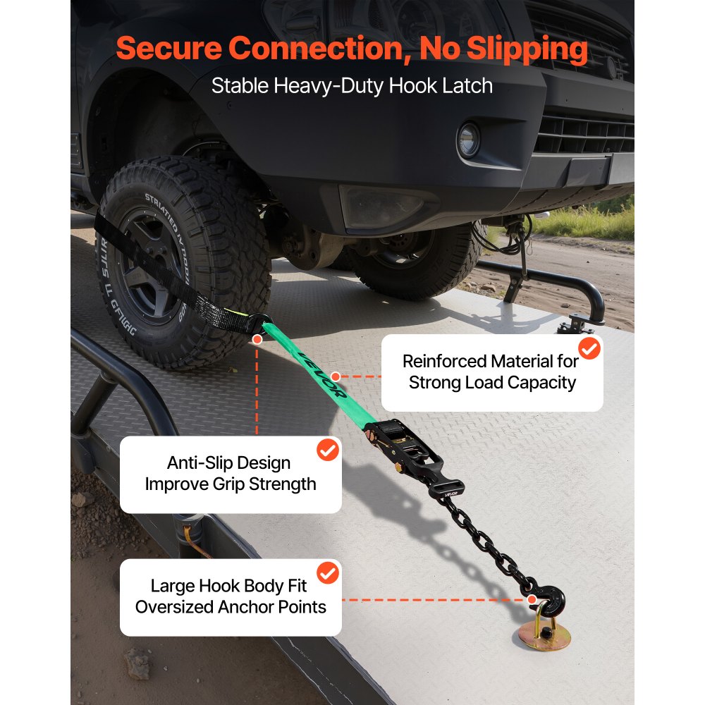 Κιτ πρόσδεσης τάκου τροχού VEVOR, ιμάντας ρυμούλκησης τύπου ελαστικού, κιτ πρόσδεσης αυτοκινήτου με γάντζο βαρέως τύπου, αντοχή σε θραύση 4540 kg & φορτίο εργασίας 1512 kg σύστημα πρόσδεσης μοτοσικλέτας για ATV, SUV, τρέιλερ Κιτ πρόσδεσης τάκου τροχού VEVOR, ιμάντας ρυμούλκησης τύπου ελαστικού, κιτ πρόσδεσης αυτοκινήτου με γάντζο βαρέως τύπου, αντοχή σε θραύση 4540 kg & φορτίο εργασίας 1512 kg σύστημα πρόσδεσης μοτοσικλέτας για ATV, SUV, τρέιλερ