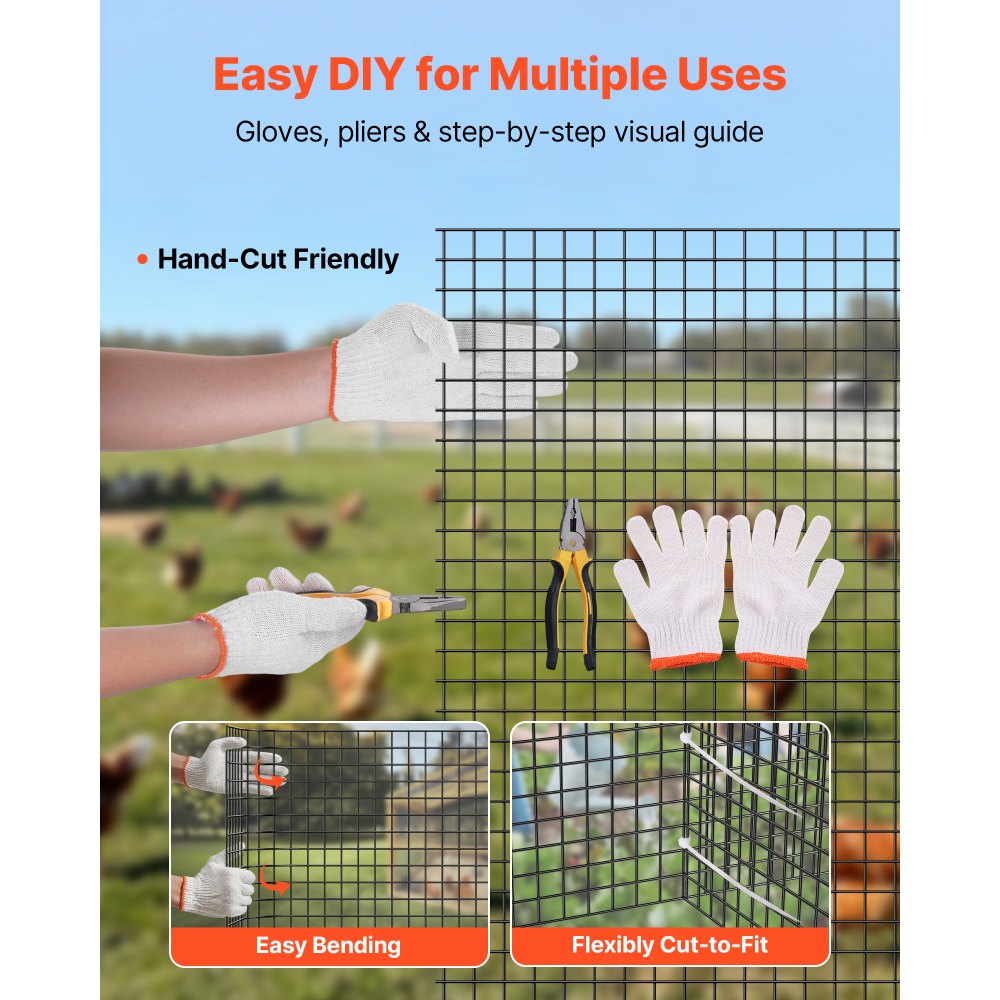 Ύφασμα VEVOR για εξαρτήματα 61cm x 15,2m, ρολό από γαλβανισμένο συρματόπλεγμα 1/2 ίντσας πάχους 19 Gauge, περίφραξη από συρματόπλεγμα κοτόπουλου με επίστρωση βινυλίου ανθεκτικό στις καιρικές συνθήκες, περίφραξη κήπου με συγκολλημένη περίφραξη φυτών βαρέως Ύφασμα VEVOR για εξαρτήματα 61cm x 15,2m, ρολό από γαλβανισμένο συρματόπλεγμα 1/2 ίντσας πάχους 19 Gauge, περίφραξη από συρματόπλεγμα κοτόπουλου με επίστρωση βινυλίου ανθεκτικό στις καιρικές συνθήκες, περίφραξη κήπου με συγκολλημένη περίφραξη φυτών βαρέως