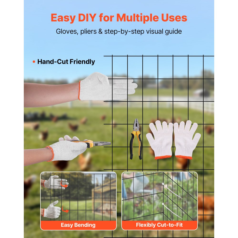 Ύφασμα VEVOR για εξαρτήματα 91cm x 7,62m, ρολό από γαλβανισμένο συρματόπλεγμα 2 x 3 ιντσών, πλέγμα 16 Gauge, περίφραξη από συρματόπλεγμα κοτόπουλου με επίστρωση βινυλίου ανθεκτικό στις καιρικές συνθήκες, περίφραξη κήπου με συγκολλημένη περίφραξη φυτών βαρ Ύφασμα VEVOR για εξαρτήματα 91cm x 7,62m, ρολό από γαλβανισμένο συρματόπλεγμα 2 x 3 ιντσών, πλέγμα 16 Gauge, περίφραξη από συρματόπλεγμα κοτόπουλου με επίστρωση βινυλίου ανθεκτικό στις καιρικές συνθήκες, περίφραξη κήπου με συγκολλημένη περίφραξη φυτών βαρ