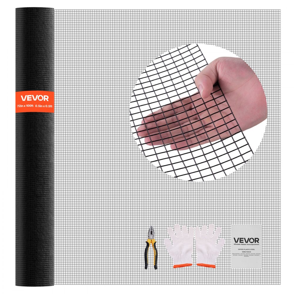 Ύφασμα VEVOR για εξαρτήματα 183cm x 30,4m, ρολό από γαλβανισμένο συρματόπλεγμα 1/2 ίντσας 19 Gauge, περίφραξη από συρματόπλεγμα κοτόπουλου με επίστρωση βινυλίου ανθεκτικό στις καιρικές συνθήκες, περίφραξη κήπου με συγκολλημένη περίφραξη φυτών βαρέως τύπου Ύφασμα VEVOR για εξαρτήματα 183cm x 30,4m, ρολό από γαλβανισμένο συρματόπλεγμα 1/2 ίντσας 19 Gauge, περίφραξη από συρματόπλεγμα κοτόπουλου με επίστρωση βινυλίου ανθεκτικό στις καιρικές συνθήκες, περίφραξη κήπου με συγκολλημένη περίφραξη φυτών βαρέως τύπου