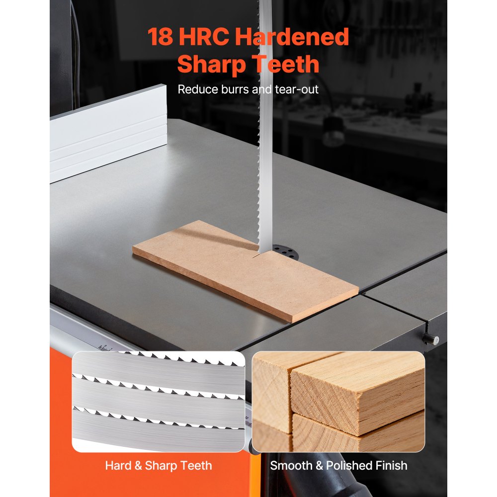 Λεπίδα πριονοκορδέλας VEVOR, μήκος 3810 mm, λεπίδα πριονοκορδέλας 4 TPI με 18 αιχμηρά δόντια σκληρυμένα HRC, ανθρακούχος χάλυβας υψηλής αντοχής SK5, πλάτος 19 mm, αντικατάσταση για τις κύριες μάρκες πριονοκορδέλας ξυλουργικής, συσκευασία 1 τεμαχίου Λεπίδα πριονοκορδέλας VEVOR, μήκος 3810 mm, λεπίδα πριονοκορδέλας 4 TPI με 18 αιχμηρά δόντια σκληρυμένα HRC, ανθρακούχος χάλυβας υψηλής αντοχής SK5, πλάτος 19 mm, αντικατάσταση για τις κύριες μάρκες πριονοκορδέλας ξυλουργικής, συσκευασία 1 τεμαχίου