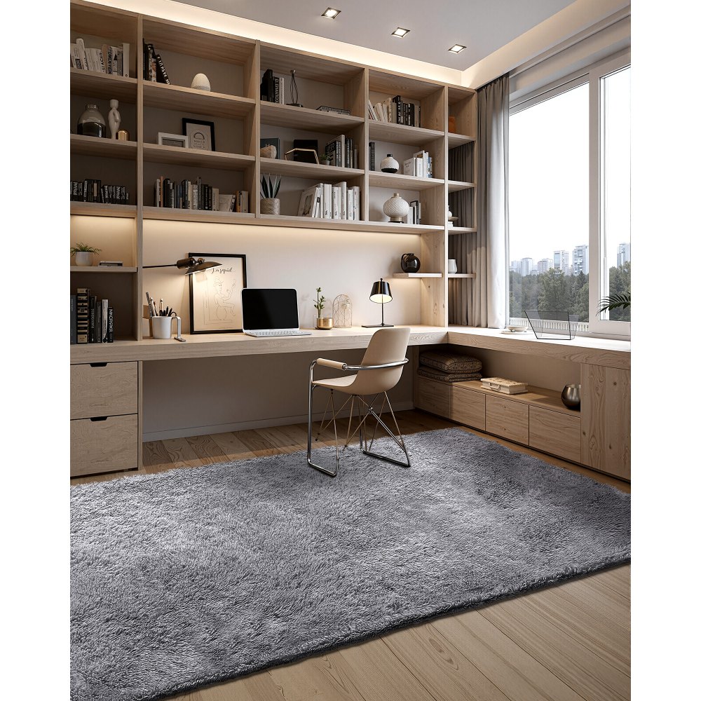 Χαλιά εσωτερικού χώρου VEVOR για βελούδινα δωμάτια, 2,44 x 3,05μ. Μαλακό βελούδινο χαλί, Χαλιά με γούνινο μαλλί για σαλόνι, υπνοδωμάτιο, ηλιόλουστο δωμάτιο, μοντέρνα αισθητική διακόσμησης σπιτιού, που δεν ρίχνουν τρίχες, μη υφασμένα, αντιολισθητικά, γκρι Χαλιά εσωτερικού χώρου VEVOR για βελούδινα δωμάτια, 2,44 x 3,05μ. Μαλακό βελούδινο χαλί, Χαλιά με γούνινο μαλλί για σαλόνι, υπνοδωμάτιο, ηλιόλουστο δωμάτιο, μοντέρνα αισθητική διακόσμησης σπιτιού, που δεν ρίχνουν τρίχες, μη υφασμένα, αντιολισθητικά, γκρι