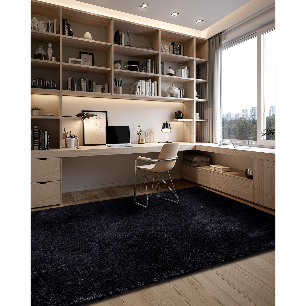 Χαλιά εσωτερικού χώρου VEVOR για βελούδινα δωμάτια, 2,44 x 3,05μ. Μαλακό βελούδινο χαλί, Χαλιά με γούνινο μαλλί για σαλόνι, υπνοδωμάτιο, ηλιόλουστο δωμάτιο, μοντέρνα αισθητική διακόσμησης σπιτιού, που δεν ρίχνουν τρίχες, μη υφασμένα, αντιολισθητικά, μαύρα Χαλιά εσωτερικού χώρου VEVOR για βελούδινα δωμάτια, 2,44 x 3,05μ. Μαλακό βελούδινο χαλί, Χαλιά με γούνινο μαλλί για σαλόνι, υπνοδωμάτιο, ηλιόλουστο δωμάτιο, μοντέρνα αισθητική διακόσμησης σπιτιού, που δεν ρίχνουν τρίχες, μη υφασμένα, αντιολισθητικά, μαύρα