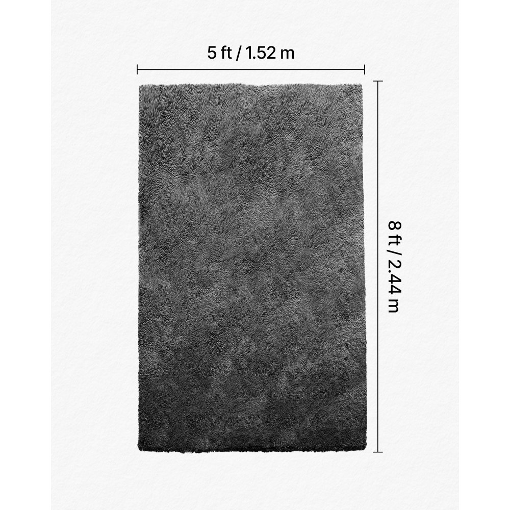 Χαλιά εσωτερικού χώρου VEVOR για βελούδινα δωμάτια, 1,52 x 2,44 m μαλακό βελούδινο χαλί, χαλιά με γούνινο μαλλί για σαλόνι, υπνοδωμάτιο, ηλιόλουστο δωμάτιο, μοντέρνα αισθητική διακόσμησης σπιτιού, που δεν ρίχνουν τρίχες, μη υφασμένα, αντιολισθητικά, σκούρ Χαλιά εσωτερικού χώρου VEVOR για βελούδινα δωμάτια, 1,52 x 2,44 m μαλακό βελούδινο χαλί, χαλιά με γούνινο μαλλί για σαλόνι, υπνοδωμάτιο, ηλιόλουστο δωμάτιο, μοντέρνα αισθητική διακόσμησης σπιτιού, που δεν ρίχνουν τρίχες, μη υφασμένα, αντιολισθητικά, σκούρ