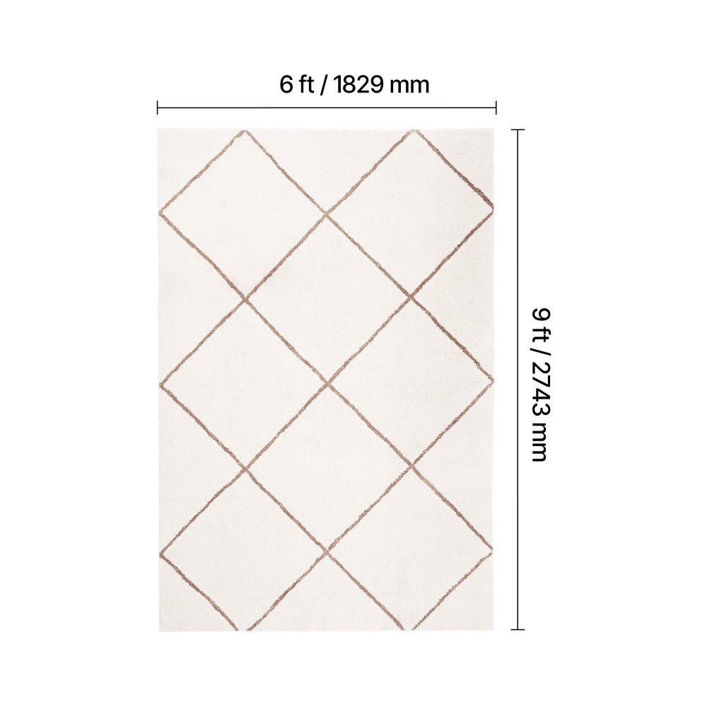 Χαλιά εσωτερικού χώρου VEVOR για βελούδινα δωμάτια, βελούδινο χαλί 1,83 x 2,74 m, Χαλιά περιοχής με γούνινο μακρύ πέλος, Χοντρό και ανθεκτικό χαλί με ψηλό πέλος για χώρους με υψηλή κυκλοφορία, Υπνοδωμάτιο, Αντιολισθητικό υπόστρωμα, Μπεζ Χαλιά εσωτερικού χώρου VEVOR για βελούδινα δωμάτια, βελούδινο χαλί 1,83 x 2,74 m, Χαλιά περιοχής με γούνινο μακρύ πέλος, Χοντρό και ανθεκτικό χαλί με ψηλό πέλος για χώρους με υψηλή κυκλοφορία, Υπνοδωμάτιο, Αντιολισθητικό υπόστρωμα, Μπεζ