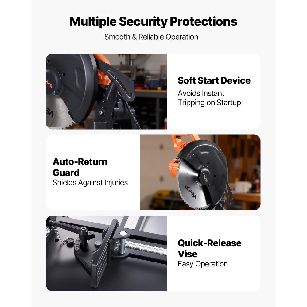 Πριόνι κοπής VEVOR, λεπίδα ψυχρής κοπής από ανοξείδωτο ατσάλι 355 mm, ισχυρός κινητήρας χωρίς ψήκτρες 3500 W, ρυθμιζόμενη ταχύτητα 750-1200 r/min, πριόνι κοπής μετάλλου για μεταλλικούς τετράγωνους και επίπεδους σωλήνες, χάλυβες σχήματος I Πριόνι κοπής VEVOR, λεπίδα ψυχρής κοπής από ανοξείδωτο ατσάλι 355 mm, ισχυρός κινητήρας χωρίς ψήκτρες 3500 W, ρυθμιζόμενη ταχύτητα 750-1200 r/min, πριόνι κοπής μετάλλου για μεταλλικούς τετράγωνους και επίπεδους σωλήνες, χάλυβες σχήματος I