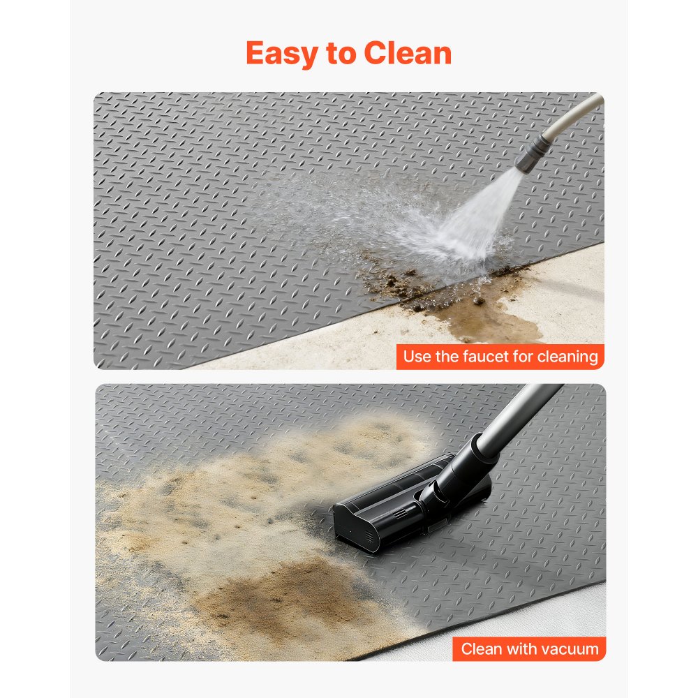 Ρολό δαπέδου γκαράζ VEVOR, Χαλί δαπέδου γκαράζ 2,28 x 6,1 m, Προστατευτικό χαλάκι δαπέδου PVC με πλάκα διαμαντιού 2,2 mm με παχιά ταινία διπλής όψης, Αντιολισθητικό, Εύκολο στον καθαρισμό για αποθήκη, Γυμναστήρια, Ασημί γκρι Ρολό δαπέδου γκαράζ VEVOR, Χαλί δαπέδου γκαράζ 2,28 x 6,1 m, Προστατευτικό χαλάκι δαπέδου PVC με πλάκα διαμαντιού 2,2 mm με παχιά ταινία διπλής όψης, Αντιολισθητικό, Εύκολο στον καθαρισμό για αποθήκη, Γυμναστήρια, Ασημί γκρι