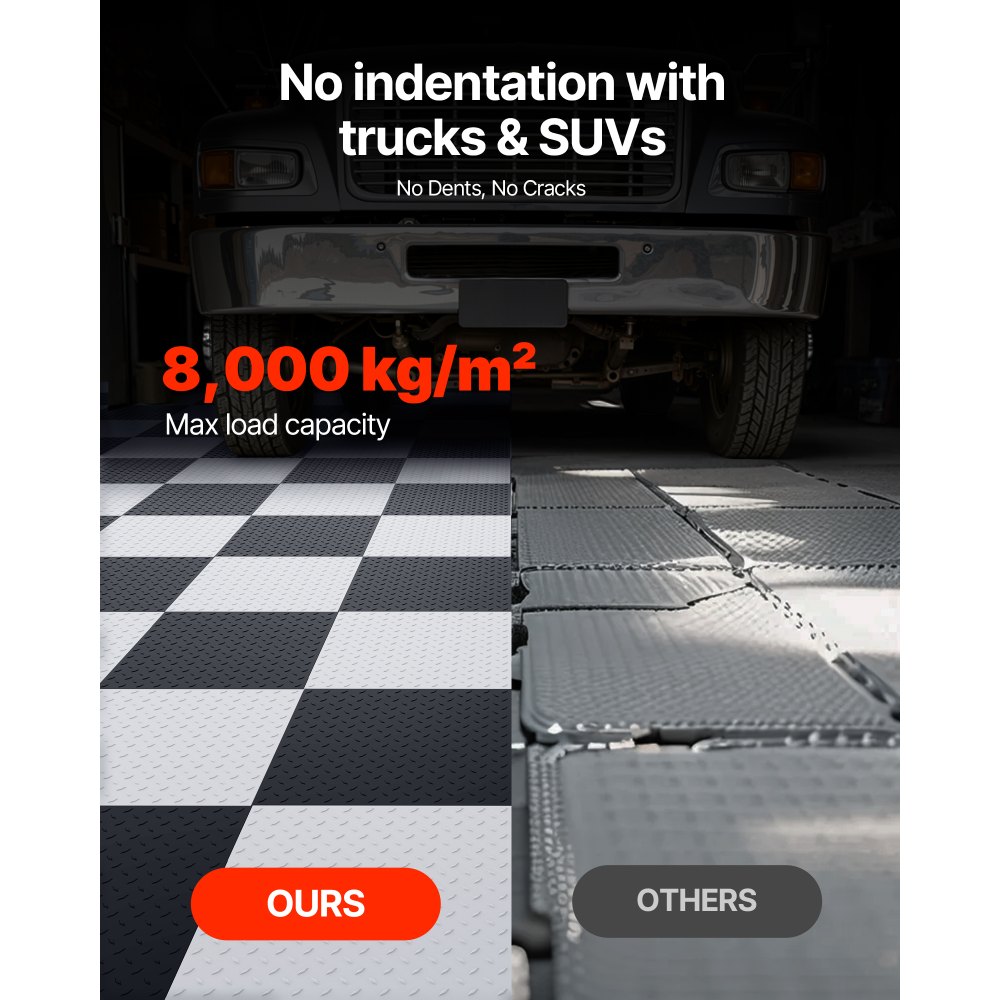 Πλακάκια δαπέδου γκαράζ VEVOR με αλληλοσύνδεση, 8 τεμάχια, 513 x 513 x 5 mm, αλληλοσυνδεόμενα αρθρωτά πλακάκια δαπέδου γκαράζ, αντιολισθητικά χαλάκια PVC με διαμαντένια πλάκα για εργαστήριο, αποθήκη, χώρο εργαλείων, ασημί Πλακάκια δαπέδου γκαράζ VEVOR με αλληλοσύνδεση, 8 τεμάχια, 513 x 513 x 5 mm, αλληλοσυνδεόμενα αρθρωτά πλακάκια δαπέδου γκαράζ, αντιολισθητικά χαλάκια PVC με διαμαντένια πλάκα για εργαστήριο, αποθήκη, χώρο εργαλείων, ασημί