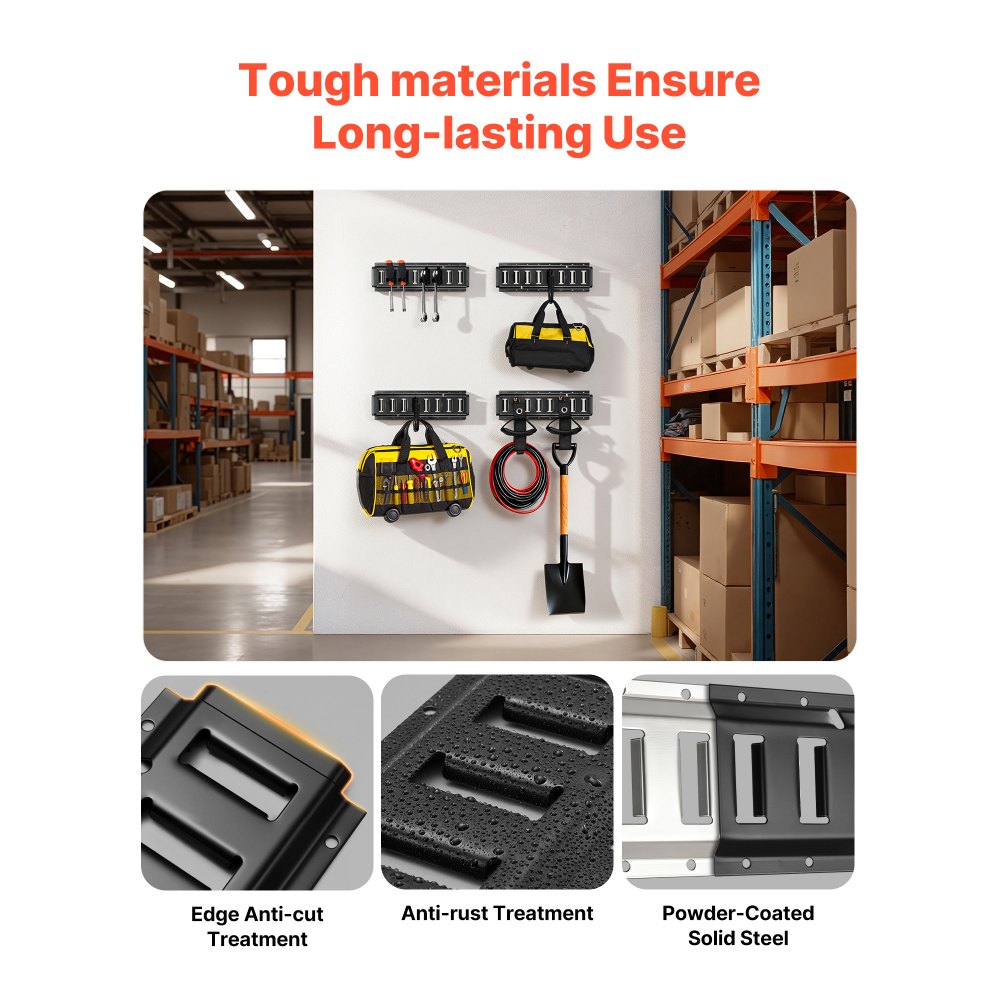 Κιτ ράγας πρόσδεσης VEVOR E-Track, 4 ράγες ράγας E 0,4 m, 2 γάντζοι σχήματος U, 2 βάσεις εργαλείων, 2 στηρίγματα ραφιών ράγας, 2 βάσεις ελαστικών, 2 δακτύλιοι αποθήκευσης καλωδίων, 8 καπάκια άκρων και 1 τσάντα, κατάλληλο για φορτηγά και ρυμουλκούμενα Κιτ ράγας πρόσδεσης VEVOR E-Track, 4 ράγες ράγας E 0,4 m, 2 γάντζοι σχήματος U, 2 βάσεις εργαλείων, 2 στηρίγματα ραφιών ράγας, 2 βάσεις ελαστικών, 2 δακτύλιοι αποθήκευσης καλωδίων, 8 καπάκια άκρων και 1 τσάντα, κατάλληλο για φορτηγά και ρυμουλκούμενα