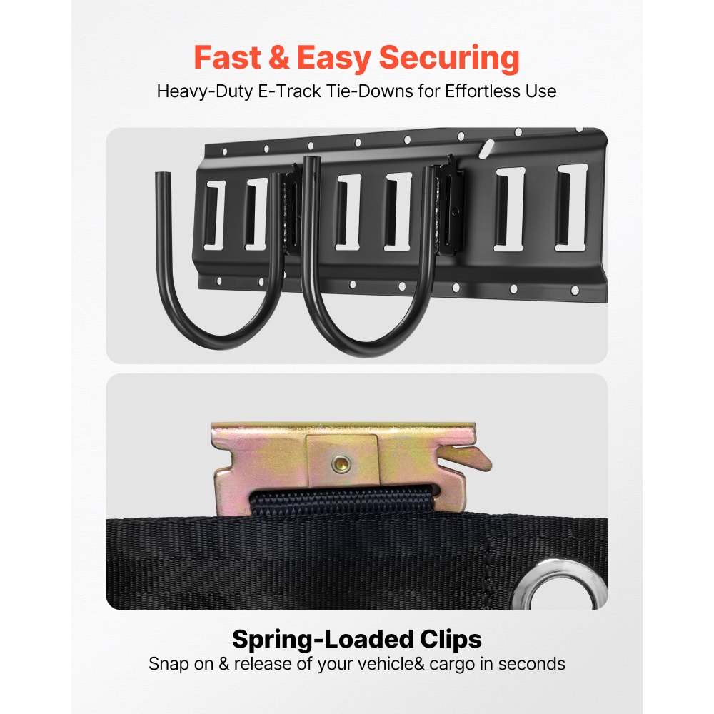 Κιτ ράγας πρόσδεσης VEVOR E-Track, 4 ράγες ράγας E 0,4 m, 2 γάντζοι σχήματος U, 2 βάσεις εργαλείων, 2 στηρίγματα ραφιών ράγας, 2 βάσεις ελαστικών, 2 δακτύλιοι αποθήκευσης καλωδίων, 8 καπάκια άκρων και 1 τσάντα, κατάλληλο για φορτηγά και ρυμουλκούμενα Κιτ ράγας πρόσδεσης VEVOR E-Track, 4 ράγες ράγας E 0,4 m, 2 γάντζοι σχήματος U, 2 βάσεις εργαλείων, 2 στηρίγματα ραφιών ράγας, 2 βάσεις ελαστικών, 2 δακτύλιοι αποθήκευσης καλωδίων, 8 καπάκια άκρων και 1 τσάντα, κατάλληλο για φορτηγά και ρυμουλκούμενα