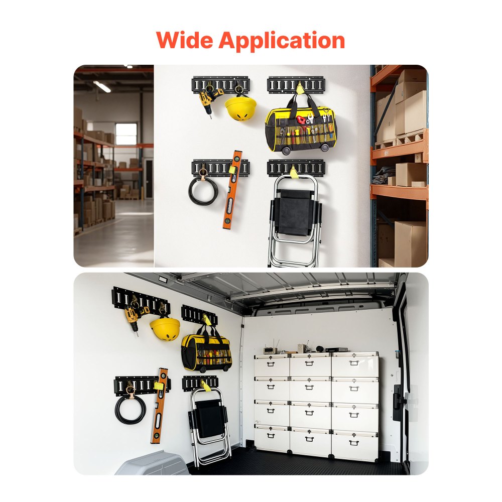 Κιτ ράγας πρόσδεσης VEVOR E-Track, σετ 4 ραγών E 0,4 m, 21 τεμάχια, περιλαμβάνει 2 ιμάντες καστάνιας & 4 δακτυλίους Ο & 4 δέσιμο με δακτύλιο D & 2 μονές υποδοχές & 8 καπάκια & 1 τσάντα, κατάλληλο για γκαράζ, φορτηγά και ρυμουλκούμενα Κιτ ράγας πρόσδεσης VEVOR E-Track, σετ 4 ραγών E 0,4 m, 21 τεμάχια, περιλαμβάνει 2 ιμάντες καστάνιας & 4 δακτυλίους Ο & 4 δέσιμο με δακτύλιο D & 2 μονές υποδοχές & 8 καπάκια & 1 τσάντα, κατάλληλο για γκαράζ, φορτηγά και ρυμουλκούμενα