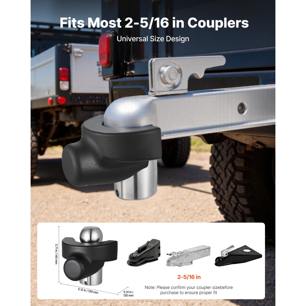 Κλείδωμα ρυμούλκησης VEVOR, Συμβατό με ζεύκτες 58,7 mm, Αντικλεπτική κλειδαριά ρυμούλκησης βαρέως τύπου με 3 κλειδιά, Ανθεκτικό σε ανοησίες και κρούσεις, Κατάλληλο για τροχόσπιτα, σκάφη, οχήματα εκτός δρόμου, ρυμουλκούμενα Κλείδωμα ρυμούλκησης VEVOR, Συμβατό με ζεύκτες 58,7 mm, Αντικλεπτική κλειδαριά ρυμούλκησης βαρέως τύπου με 3 κλειδιά, Ανθεκτικό σε ανοησίες και κρούσεις, Κατάλληλο για τροχόσπιτα, σκάφη, οχήματα εκτός δρόμου, ρυμουλκούμενα