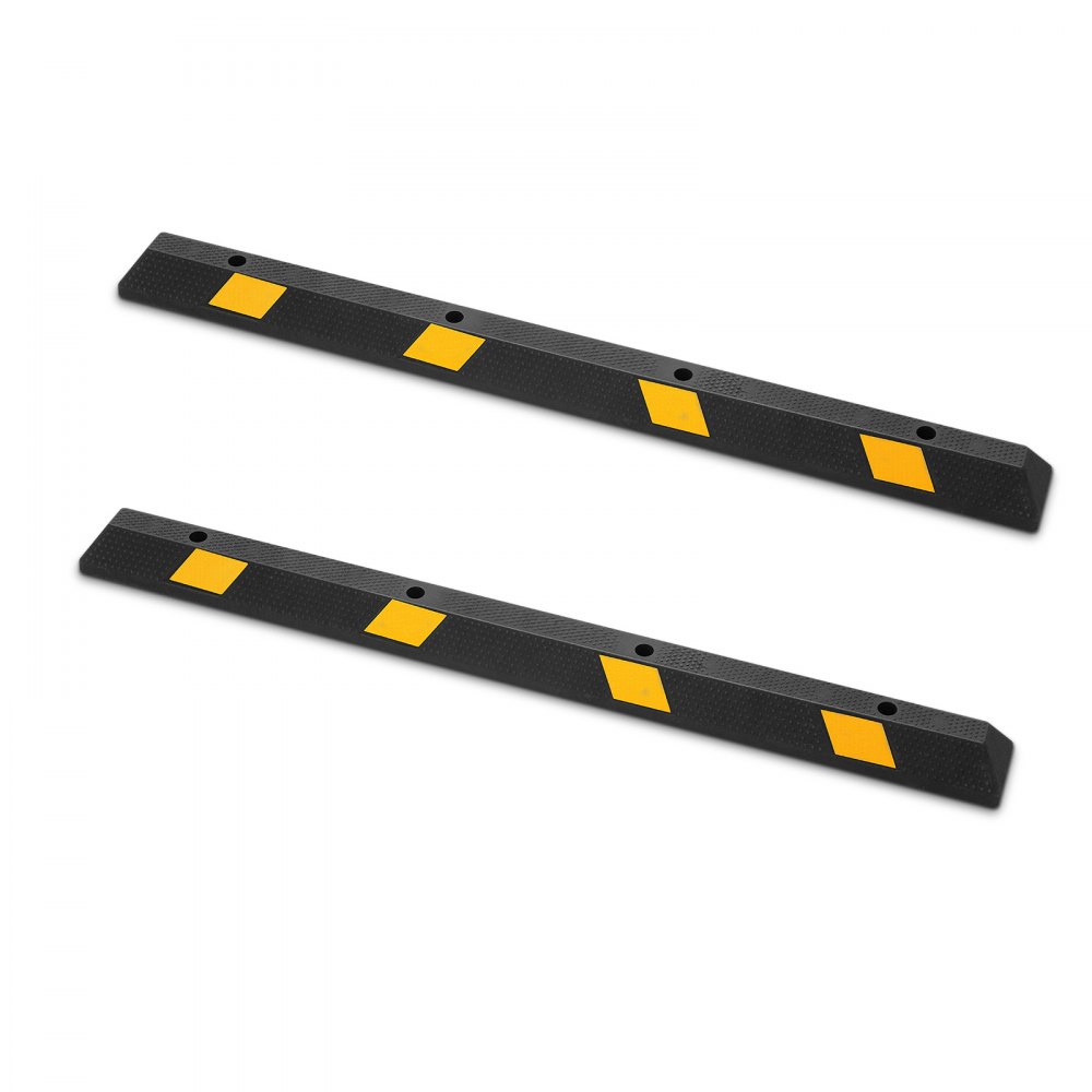 Στοπ στάθμευσης VEVOR, Βοήθεια στάθμευσης βαρέως τύπου 1840 mm 2 τεμαχίων για γκαράζ, Λαστιχένιο στοπ δαπέδου γκαράζ με ανακλαστικές ταινίες, Βοηθητικά βοηθήματα για αυτοκίνητα, βαν, φορτηγά, στοπ οδηγών ελαστικών, προφυλακτήρες Στοπ στάθμευσης VEVOR, Βοήθεια στάθμευσης βαρέως τύπου 1840 mm 2 τεμαχίων για γκαράζ, Λαστιχένιο στοπ δαπέδου γκαράζ με ανακλαστικές ταινίες, Βοηθητικά βοηθήματα για αυτοκίνητα, βαν, φορτηγά, στοπ οδηγών ελαστικών, προφυλακτήρες