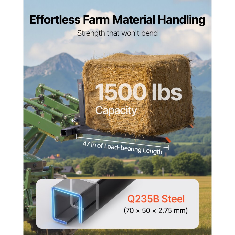 Πιρούνια παλέτας VEVOR 3 σημείων σύνδεσης, πιρούνια παλέτας με σφιγκτήρα 680 kg, συνολικό μήκος 128 cm, βαρέως τύπου πιρούνι τρακτέρ με ρυθμιζόμενο πλάτος πιρουνιού 73,5-117 cm, εξαρτήματα γρήγορης σύνδεσης για τρακτέρ κατηγορίας 1 Πιρούνια παλέτας VEVOR 3 σημείων σύνδεσης, πιρούνια παλέτας με σφιγκτήρα 680 kg, συνολικό μήκος 128 cm, βαρέως τύπου πιρούνι τρακτέρ με ρυθμιζόμενο πλάτος πιρουνιού 73,5-117 cm, εξαρτήματα γρήγορης σύνδεσης για τρακτέρ κατηγορίας 1