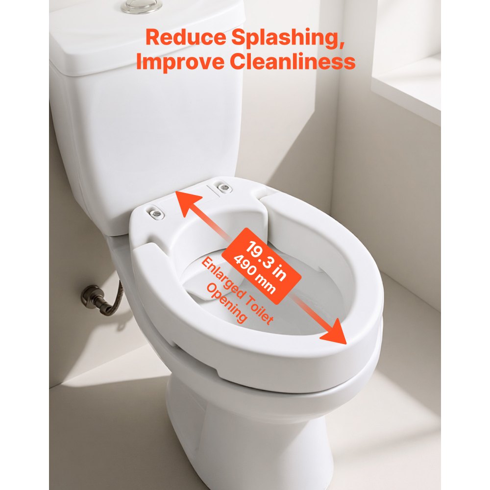 VEVOR Υπερυψωμένο κάθισμα τουαλέτας, χωρητικότητα φορτίου 136,1 kg, ύψος ανύψωσης 88,9 mm, ανυψωμένο κάθισμα τουαλέτας Commode με διευρυμένο άνοιγμα για ηλικιωμένους, ηλικιωμένους, άτομα με αναπηρία, άτομα με αναπηρία, ενήλικες, ταιριάζει σε επιμήκη λεκάνη VEVOR Υπερυψωμένο κάθισμα τουαλέτας, χωρητικότητα φορτίου 136,1 kg, ύψος ανύψωσης 88,9 mm, ανυψωμένο κάθισμα τουαλέτας Commode με διευρυμένο άνοιγμα για ηλικιωμένους, ηλικιωμένους, άτομα με αναπηρία, άτομα με αναπηρία, ενήλικες, ταιριάζει σε επιμήκη λεκάνη