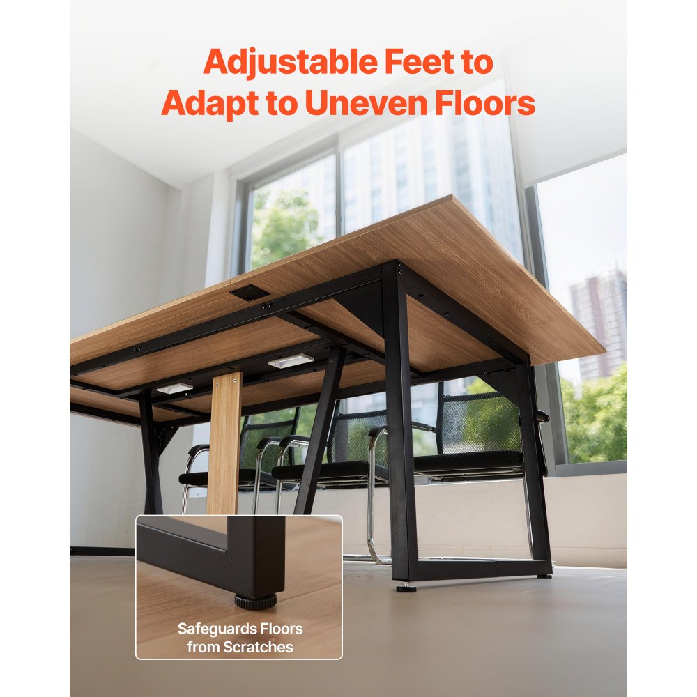 Τραπέζι Συνεδριάσεων VEVOR, Τραπέζι Γραφείου 2400 mm για 10 Άτομα, Μοντέρνο Ορθογώνιο Γραφείο Σεμιναρίων με Μεταλλικά Πόδια, Μεγάλο Γραφείο Συνεδριάσεων Ιδανικό για Γραφείο, Αίθουσα Συσκέψεων, Αίθουσα Συνεδριάσεων, Εύκολη Συναρμολόγηση, Καφέ Τραπέζι Συνεδριάσεων VEVOR, Τραπέζι Γραφείου 2400 mm για 10 Άτομα, Μοντέρνο Ορθογώνιο Γραφείο Σεμιναρίων με Μεταλλικά Πόδια, Μεγάλο Γραφείο Συνεδριάσεων Ιδανικό για Γραφείο, Αίθουσα Συσκέψεων, Αίθουσα Συνεδριάσεων, Εύκολη Συναρμολόγηση, Καφέ