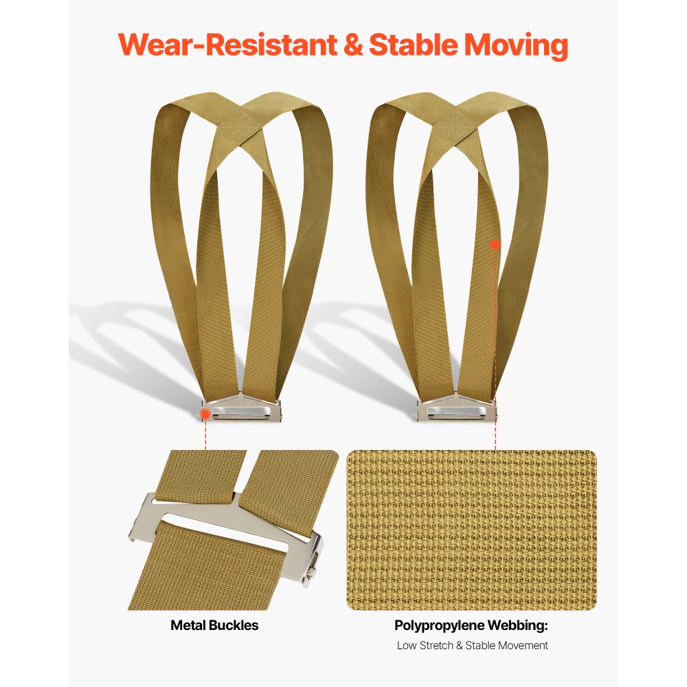 Ιμάντες Μετακίνησης VEVOR, Υποστηρίζει έως 453,6 kg, Σύστημα Ανύψωσης και Μετακίνησης 2 Ατόμων με 2 Ιμάντες Ζώνης & 1 Ιμάντα Φέρουσας Φορτίο, Ρυθμιζόμενοι Ιμάντες Ώμου Ανύψωσης Μετακίνηση Επίπλων, Συσκευών, Στρωμάτων Ιμάντες Μετακίνησης VEVOR, Υποστηρίζει έως 453,6 kg, Σύστημα Ανύψωσης και Μετακίνησης 2 Ατόμων με 2 Ιμάντες Ζώνης & 1 Ιμάντα Φέρουσας Φορτίο, Ρυθμιζόμενοι Ιμάντες Ώμου Ανύψωσης Μετακίνηση Επίπλων, Συσκευών, Στρωμάτων