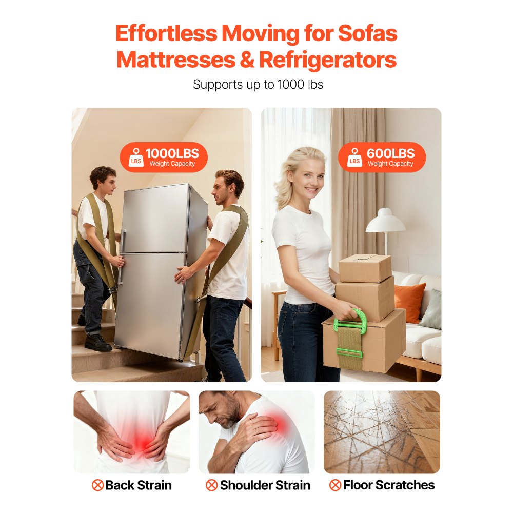 Ιμάντες Μετακίνησης VEVOR, Σύστημα Ανύψωσης και Μετακίνησης 2 Ατόμων με 2 Ιμάντες Ζώνης, 1 Ιμάντα Φέρουσας Βάρους & 1 Ιμάντα Χειρός, Ρυθμιζόμενοι Ιμάντες Ώμου Ανύψωσης, Μετακίνηση Επίπλων, Συσκευών, Στρωμάτων Ιμάντες Μετακίνησης VEVOR, Σύστημα Ανύψωσης και Μετακίνησης 2 Ατόμων με 2 Ιμάντες Ζώνης, 1 Ιμάντα Φέρουσας Βάρους & 1 Ιμάντα Χειρός, Ρυθμιζόμενοι Ιμάντες Ώμου Ανύψωσης, Μετακίνηση Επίπλων, Συσκευών, Στρωμάτων