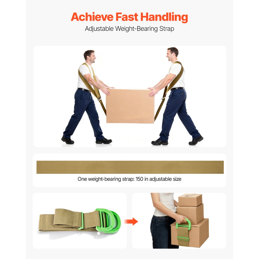 Ιμάντες Μετακίνησης VEVOR, Σύστημα Ανύψωσης και Μετακίνησης 2 Ατόμων με 2 Ιμάντες Ζώνης, 1 Ιμάντα Φέρουσας Βάρους & 1 Ιμάντα Χειρός, Ρυθμιζόμενοι Ιμάντες Ώμου Ανύψωσης, Μετακίνηση Επίπλων, Συσκευών, Στρωμάτων Ιμάντες Μετακίνησης VEVOR, Σύστημα Ανύψωσης και Μετακίνησης 2 Ατόμων με 2 Ιμάντες Ζώνης, 1 Ιμάντα Φέρουσας Βάρους & 1 Ιμάντα Χειρός, Ρυθμιζόμενοι Ιμάντες Ώμου Ανύψωσης, Μετακίνηση Επίπλων, Συσκευών, Στρωμάτων