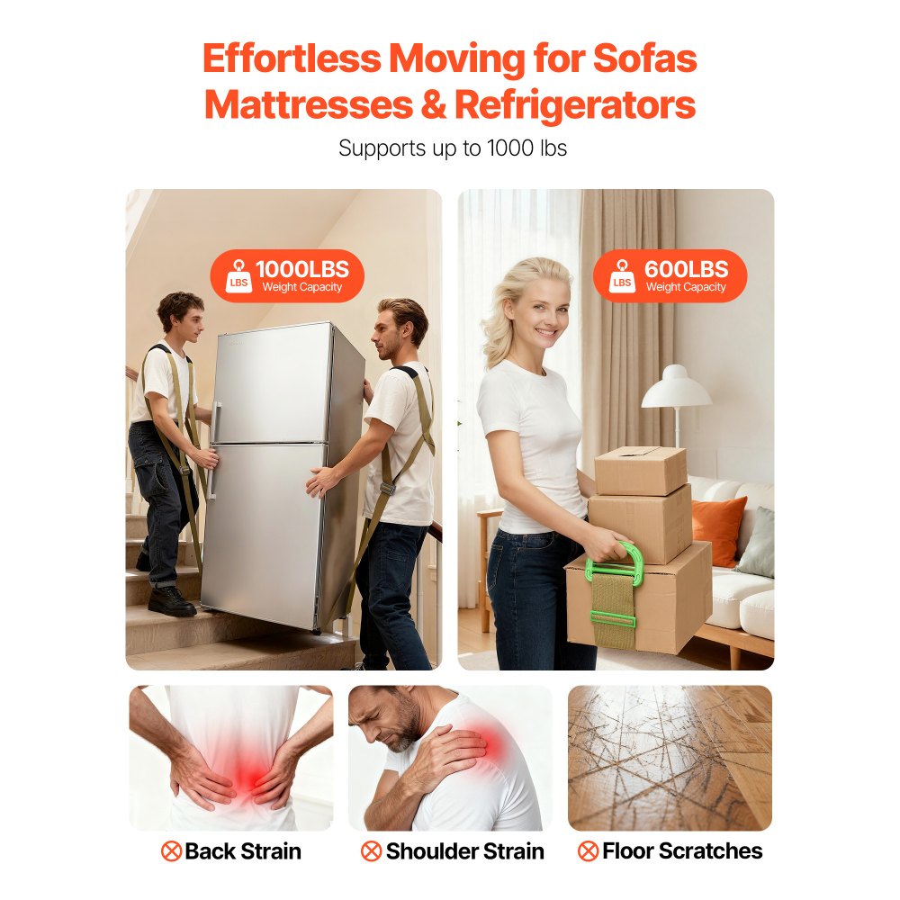 Ιμάντες Μετακίνησης VEVOR, Σύστημα Ανύψωσης και Μετακίνησης 2 Ατόμων με 2 Ιμάντες Ζώνης, 2 Ιμάντες Φέρουσας Φόρτισης & 1 Ιμάντα Χειρός, Ρυθμιζόμενοι Ιμάντες Ώμου Ανύψωσης, Μετακίνηση Επίπλων, Συσκευών, Στρωμάτων Ιμάντες Μετακίνησης VEVOR, Σύστημα Ανύψωσης και Μετακίνησης 2 Ατόμων με 2 Ιμάντες Ζώνης, 2 Ιμάντες Φέρουσας Φόρτισης & 1 Ιμάντα Χειρός, Ρυθμιζόμενοι Ιμάντες Ώμου Ανύψωσης, Μετακίνηση Επίπλων, Συσκευών, Στρωμάτων